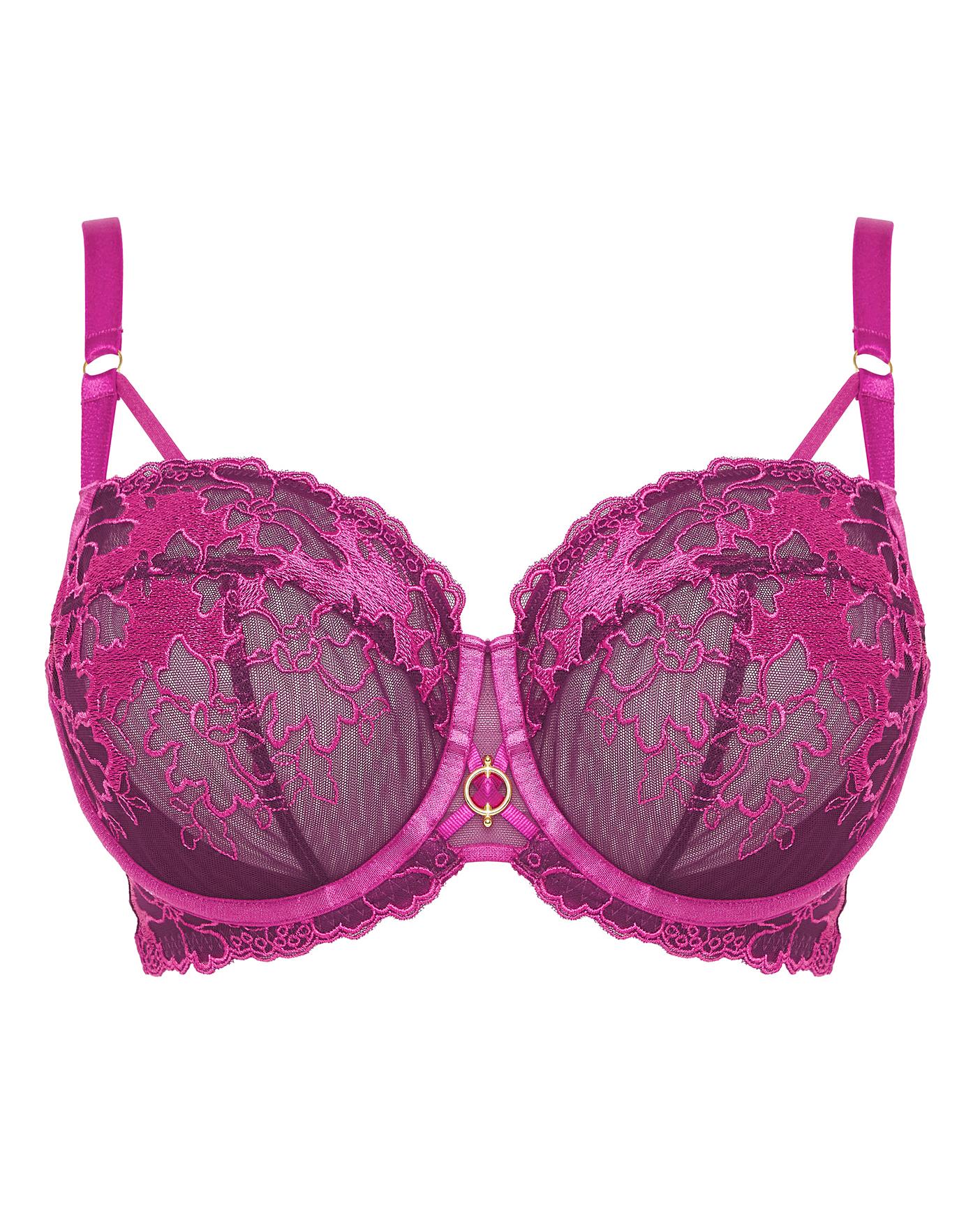 Buy Ann Summers Purple The Truthful Non Padded Floral Balcony Bra from Next  Luxembourg