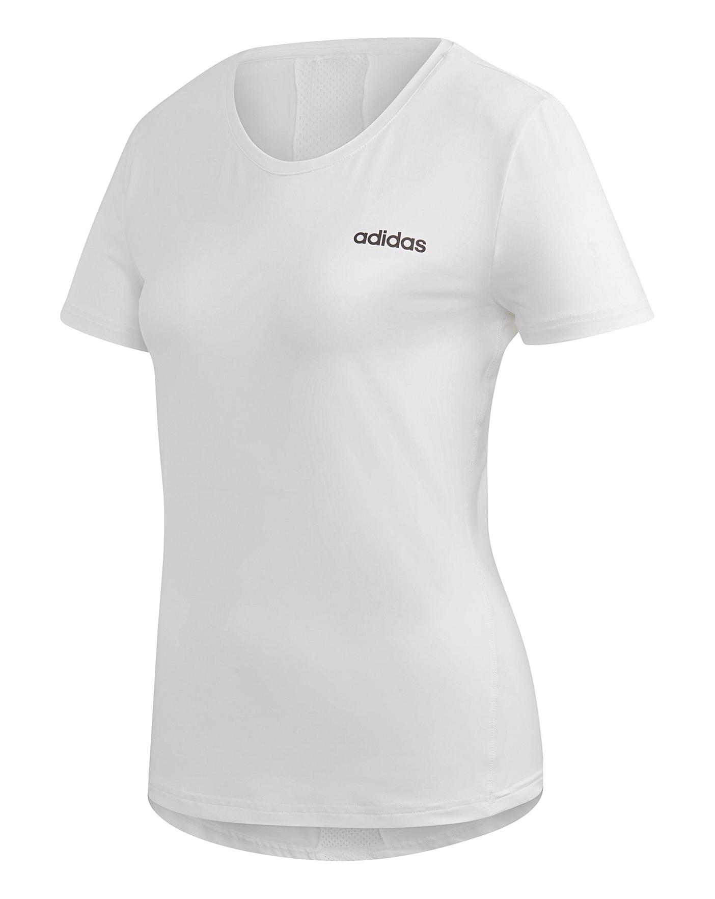 adidas solid t shirt
