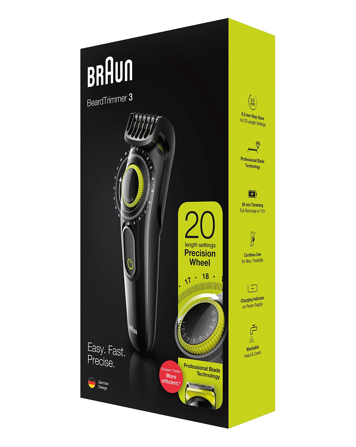 braun beard trimmer kit