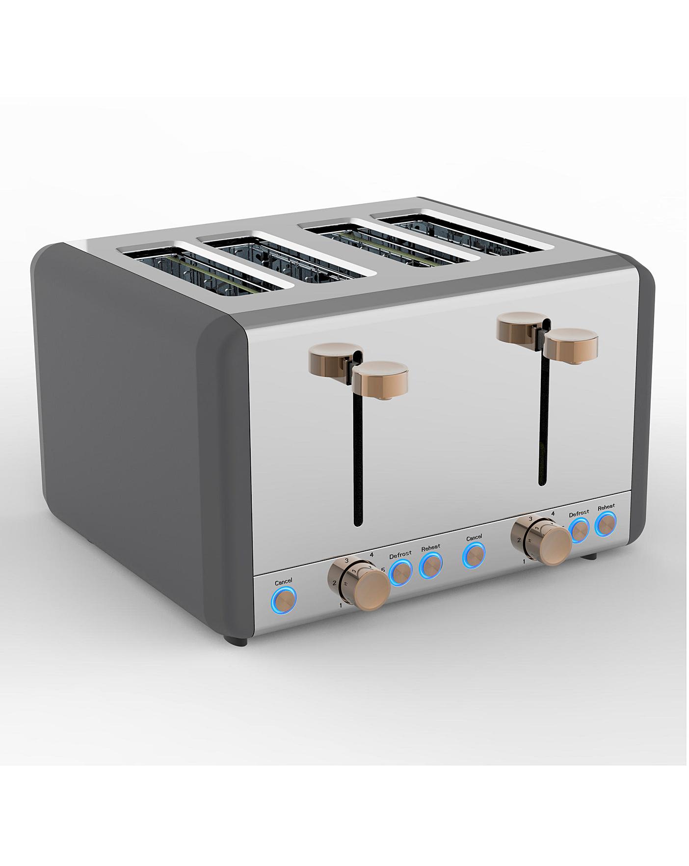tower rose gold toaster
