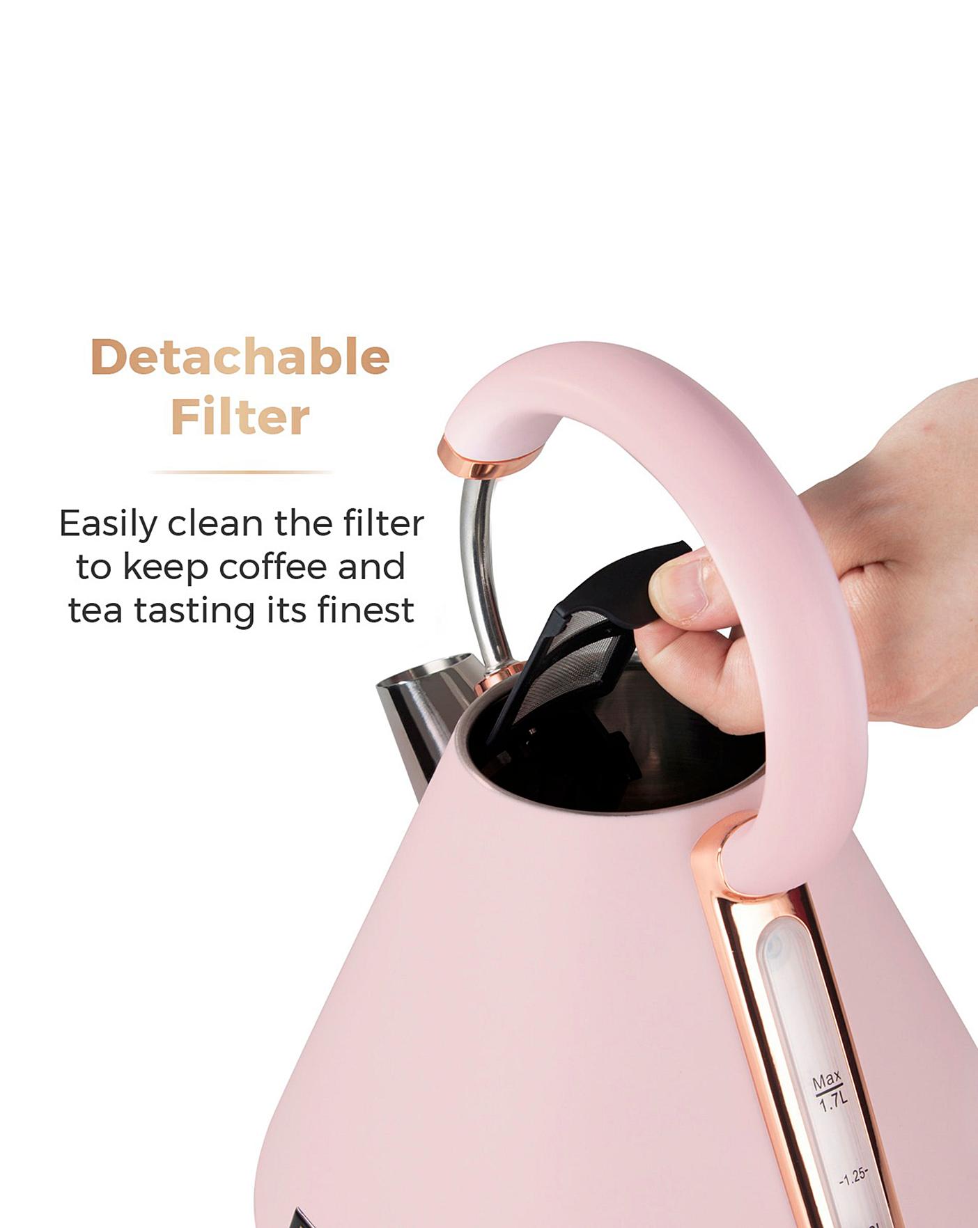 Rose gold electric outlet kettle