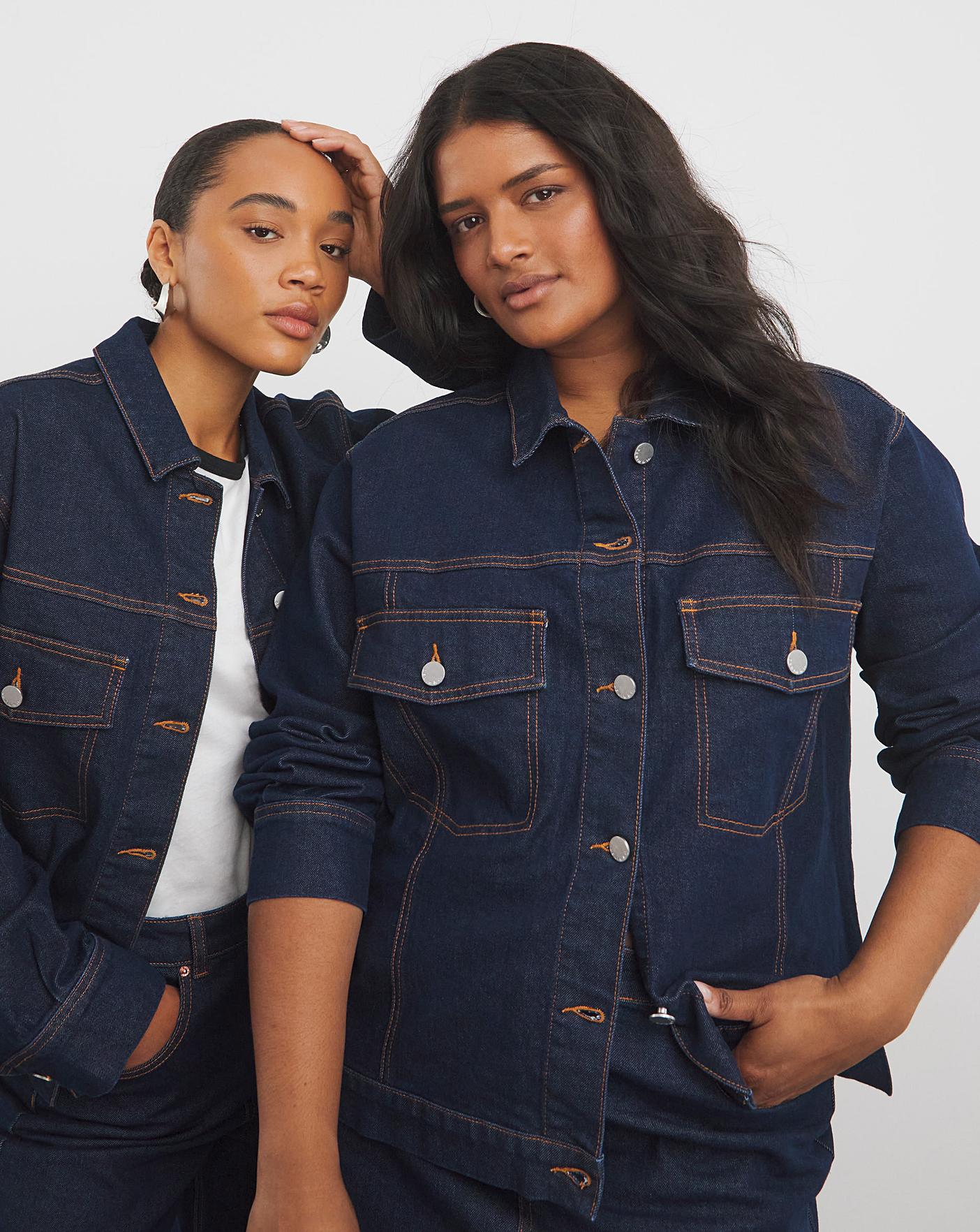 Denim jacket contrast stitch orders