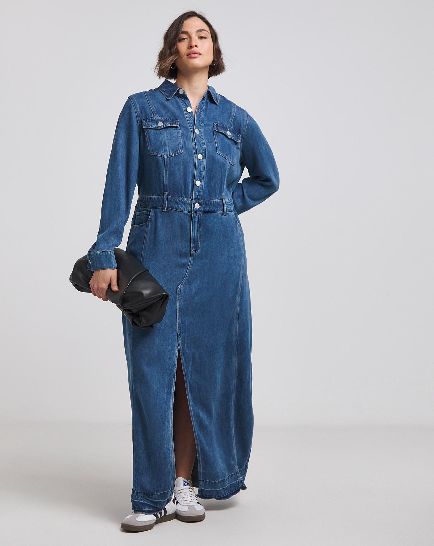 Loose fit shirt dress online