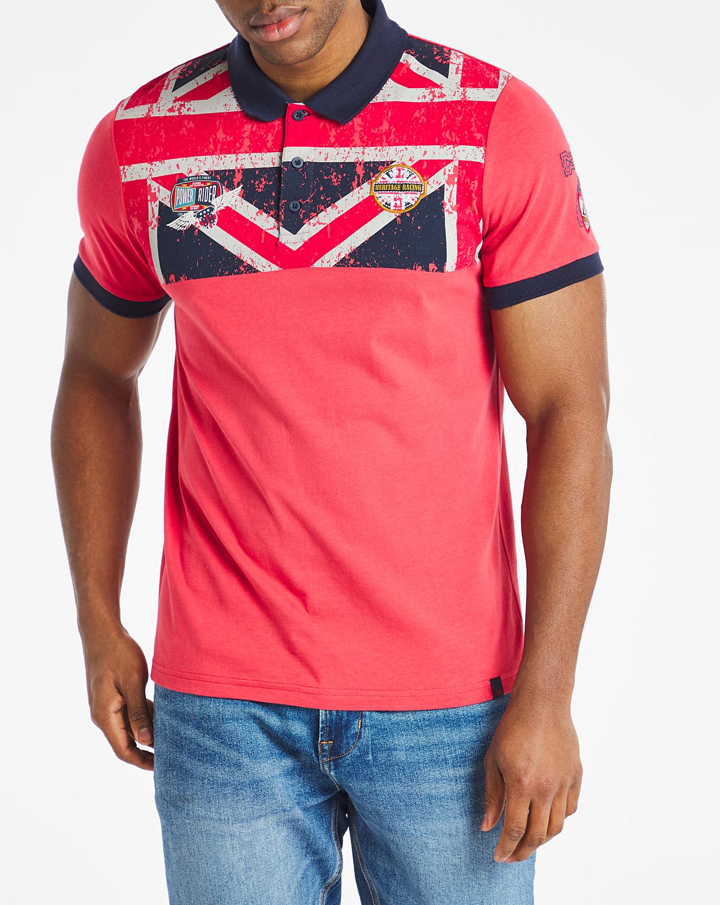 Joe Browns Union Jack Polo Long | Jacamo