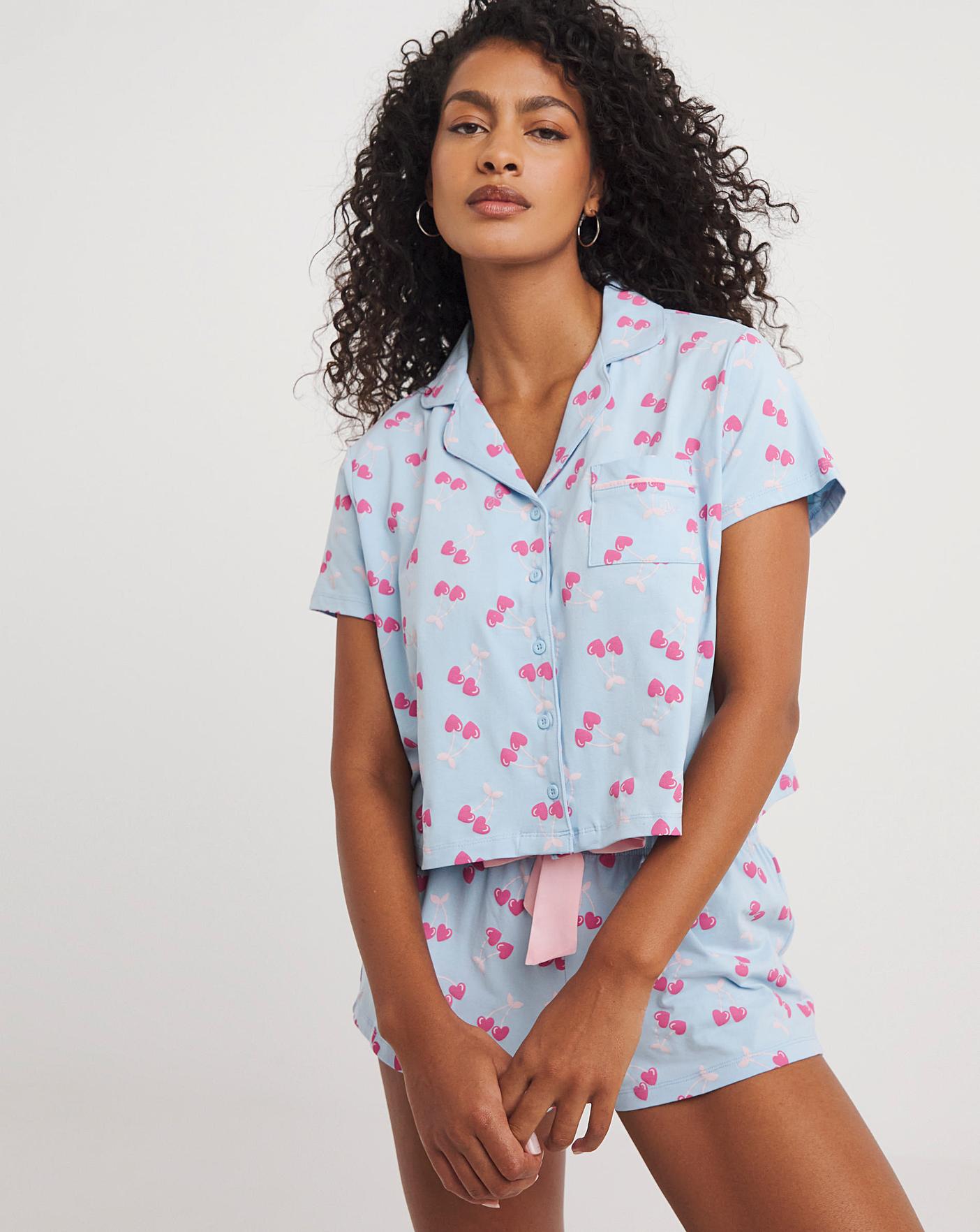 Boux Avenue Cherry Print Pyjama Set | J D Williams