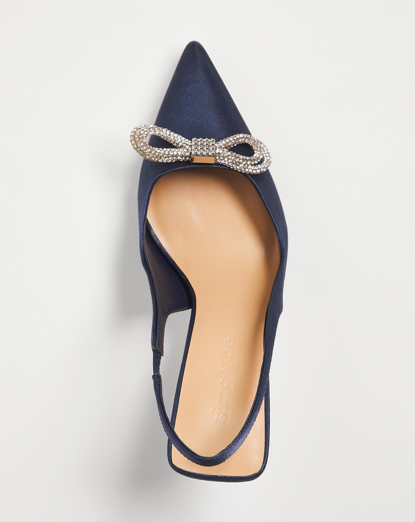 Navy blue cheap occasion shoes