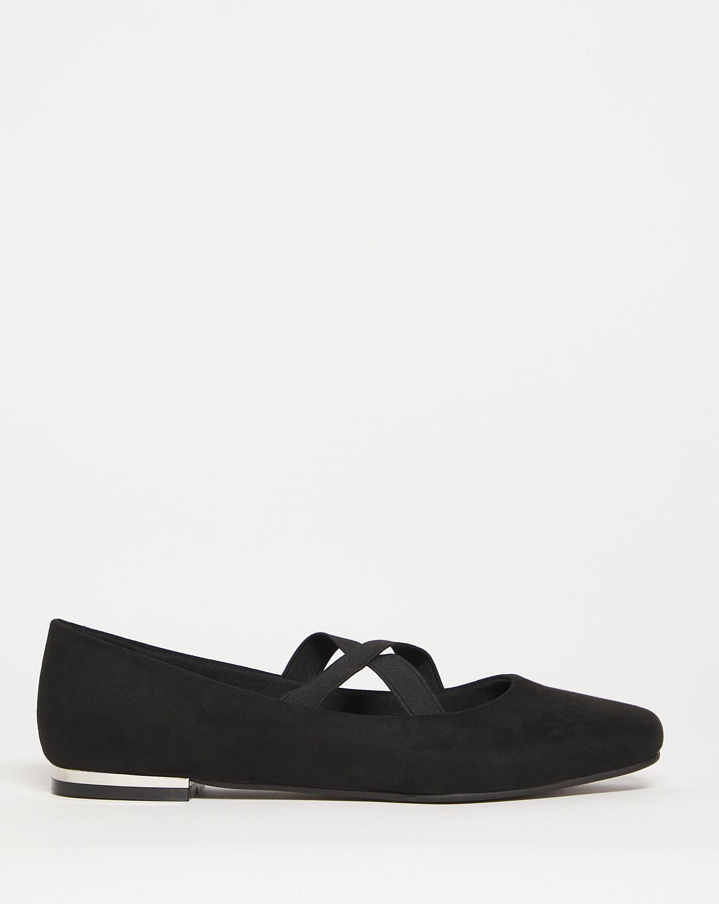 elasticated ballerinas