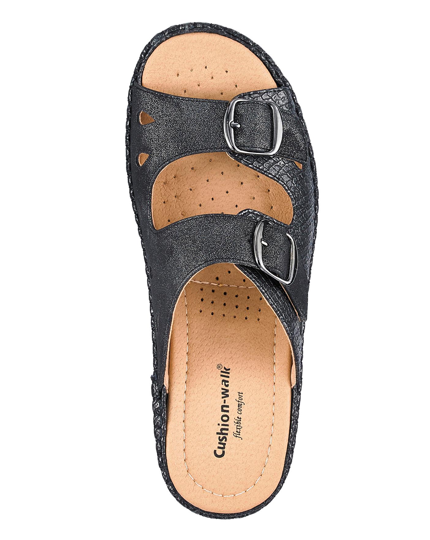 Cushion Walk Mule Sandals EEEEE Fit | Ambrose Wilson