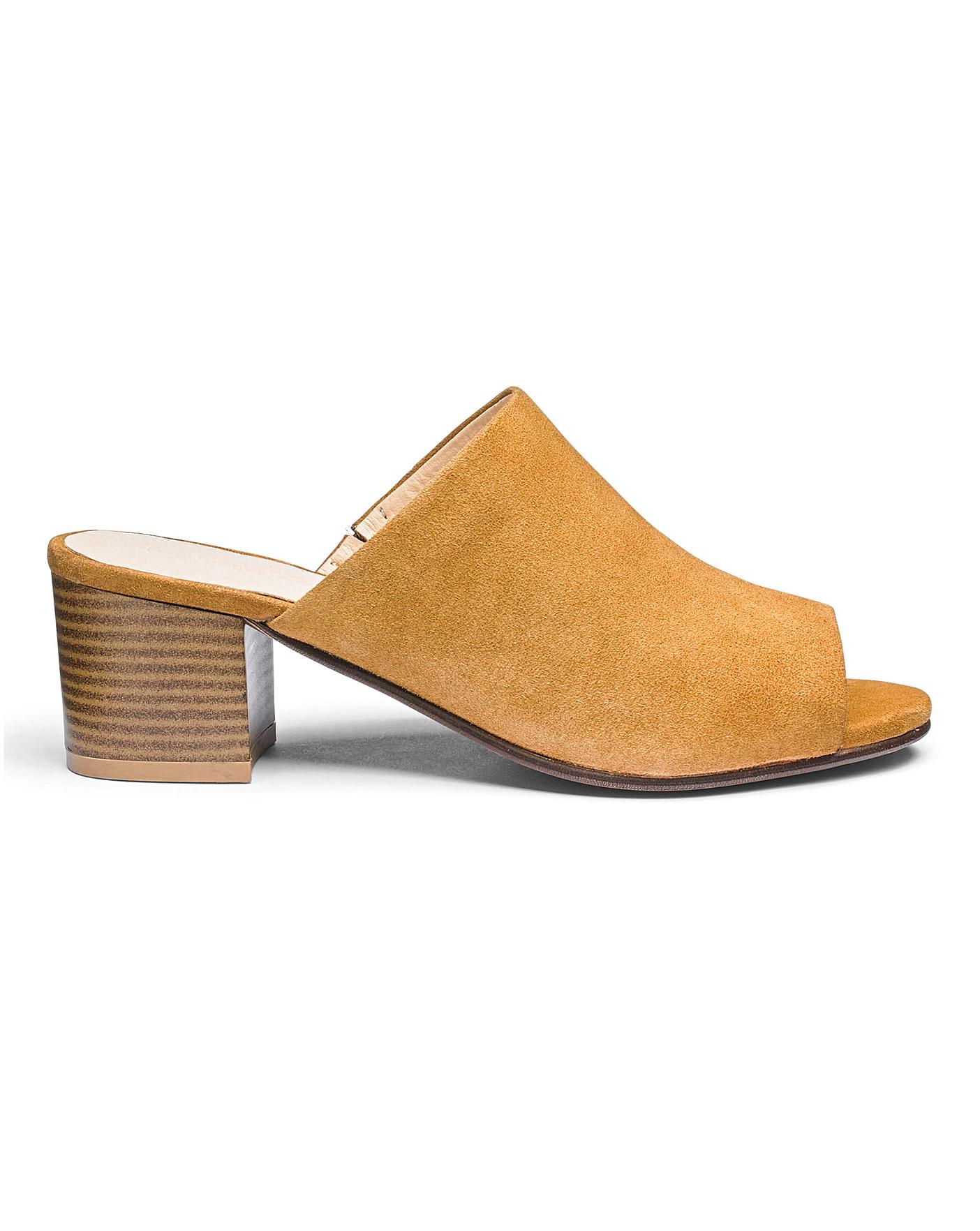 non leather mules
