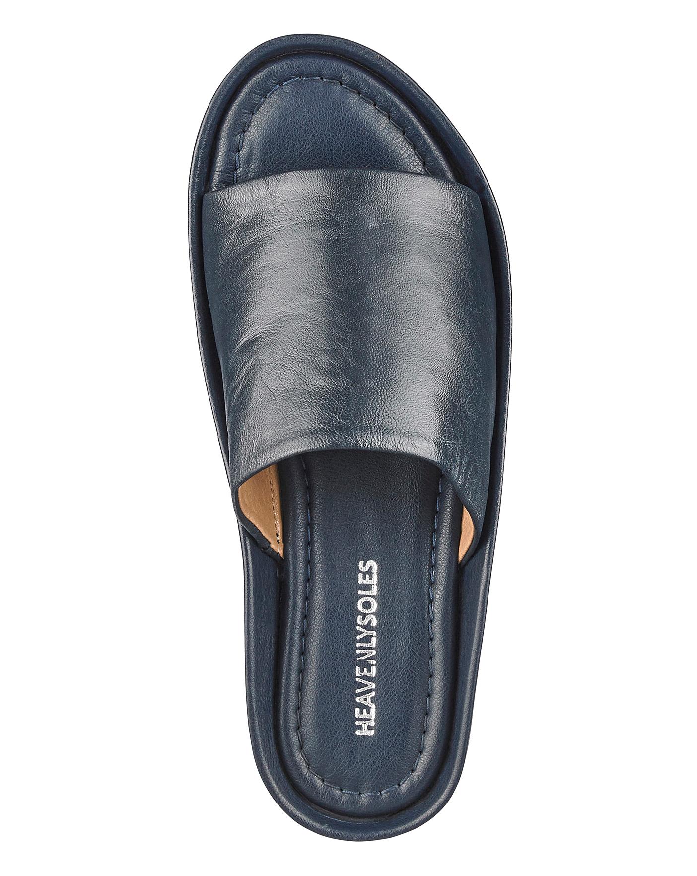 Soft Leather Mule Sandals EEE Fit Oxendales