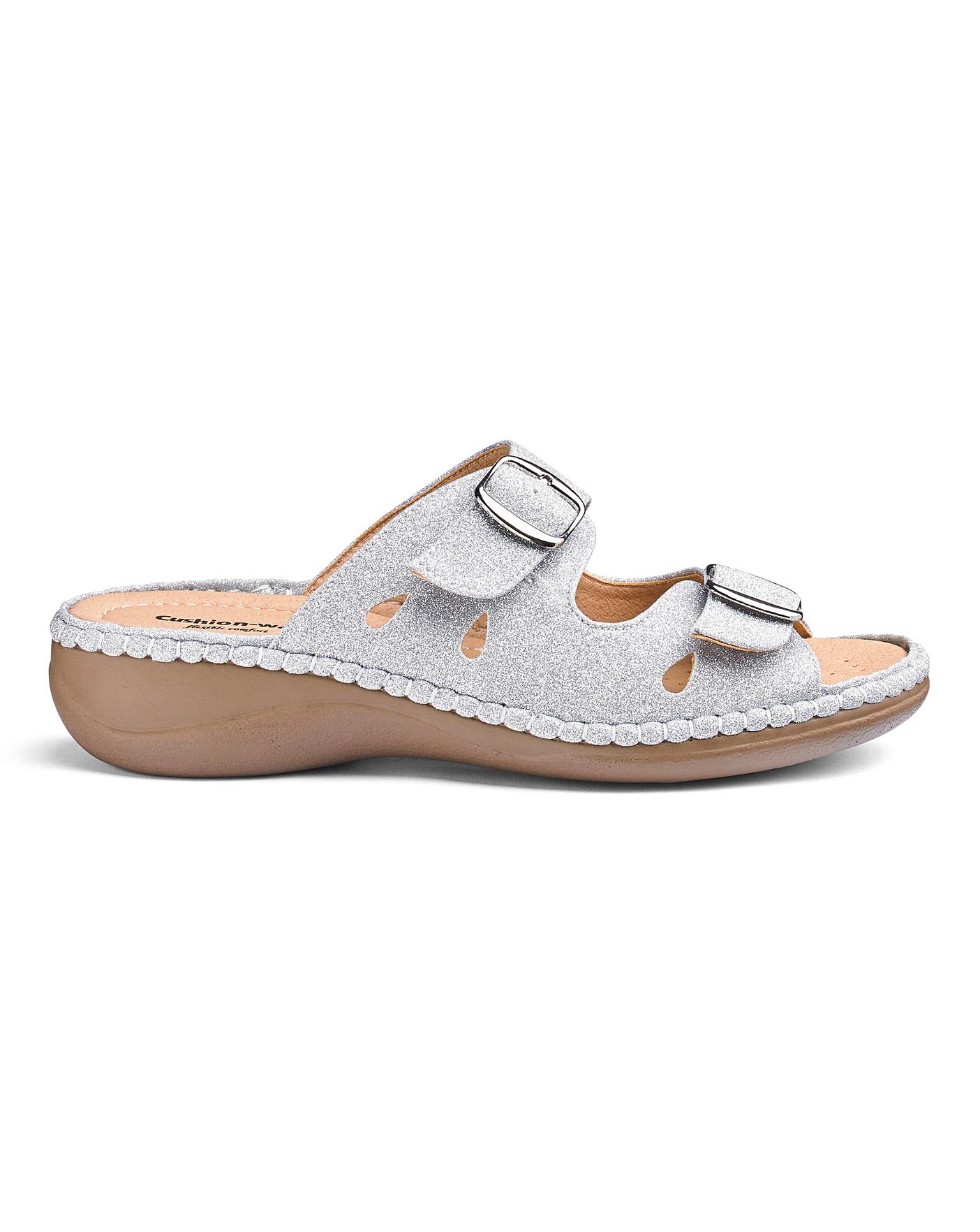 cushion walk comfort wedge circle mule