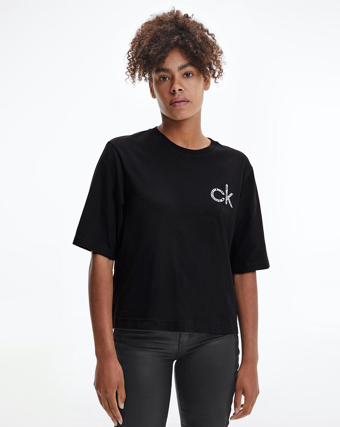 calvin klein embroidered t shirt