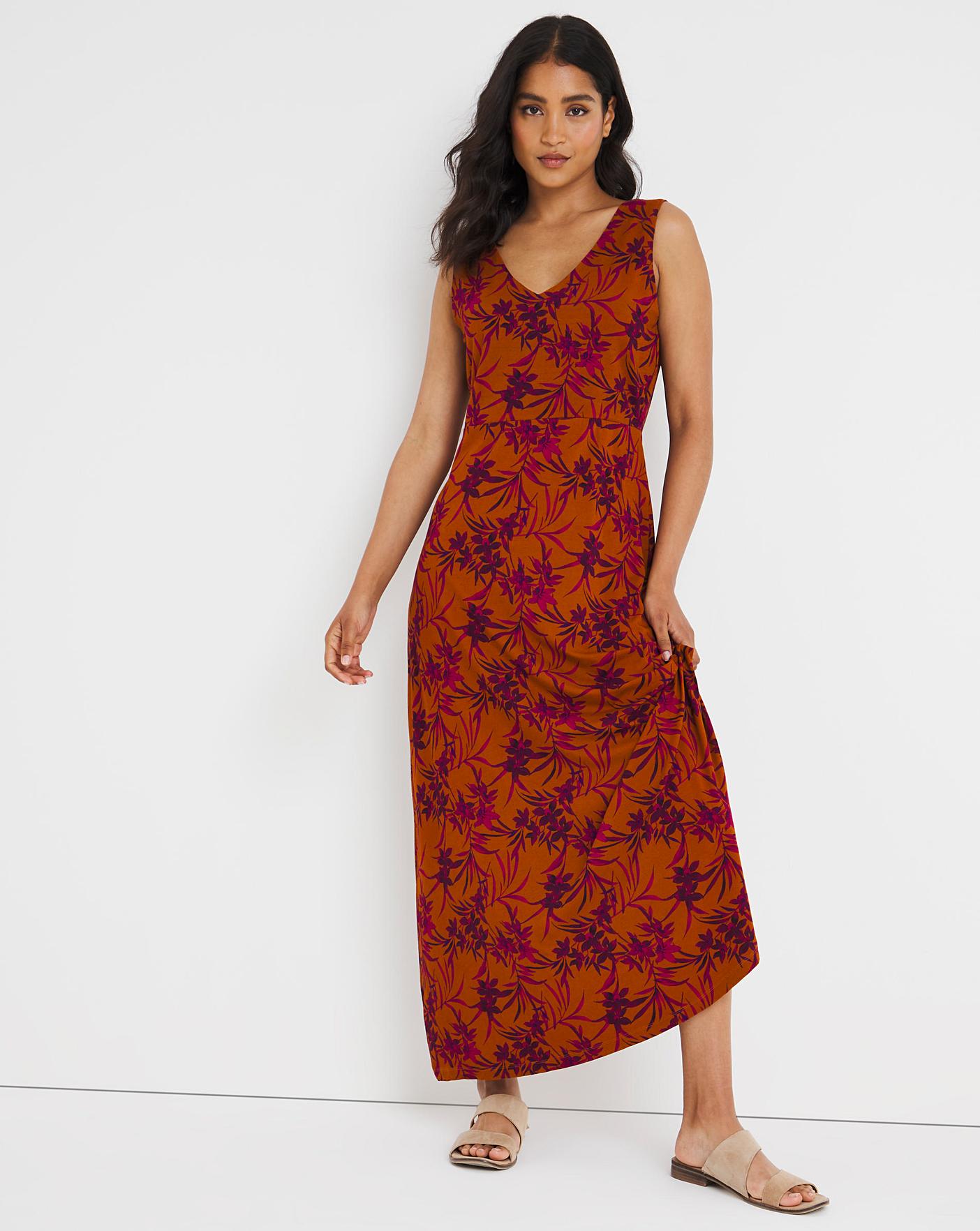 joe browns palm print dress