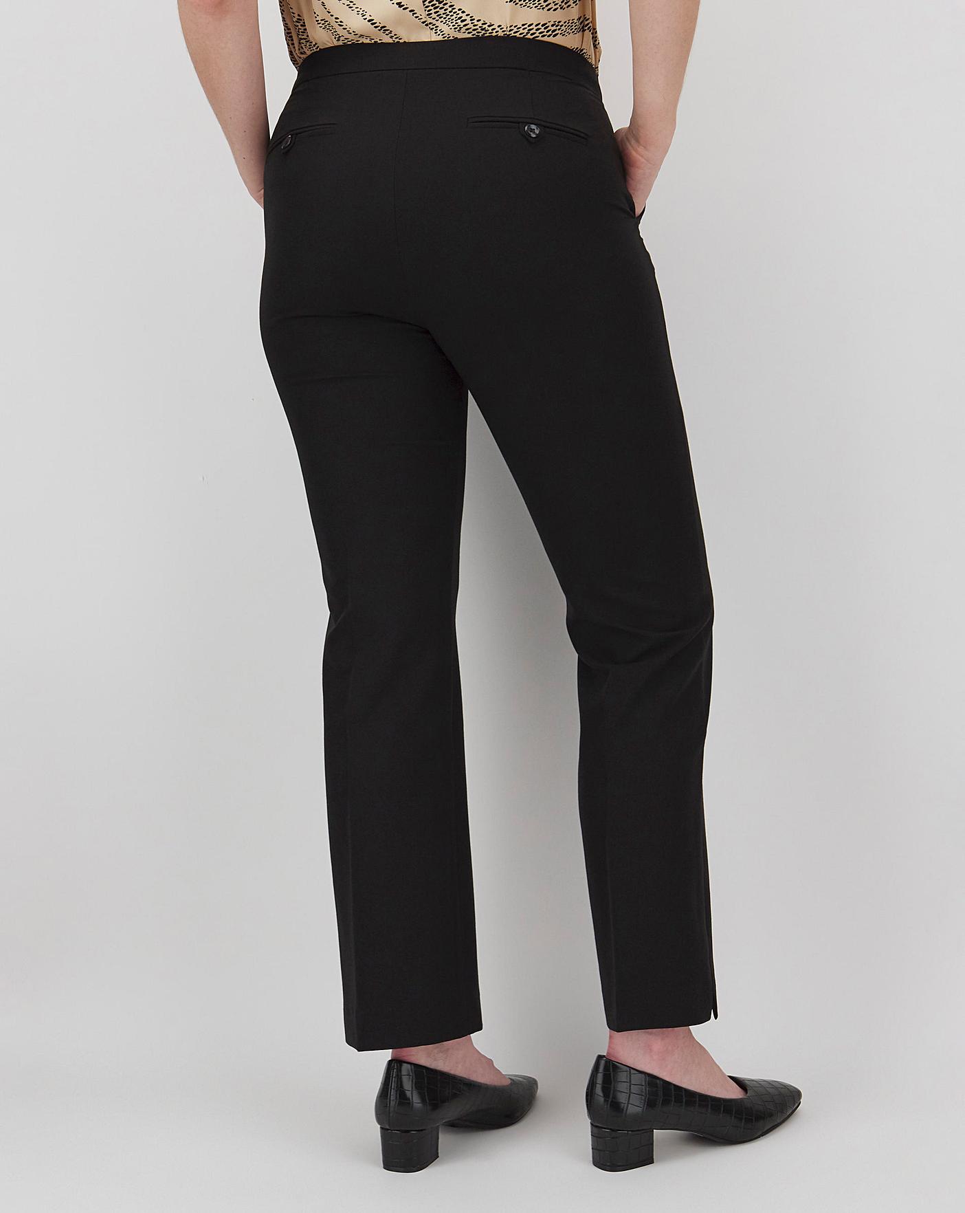 Tailored Straight Leg Trousers Petite J D Williams
