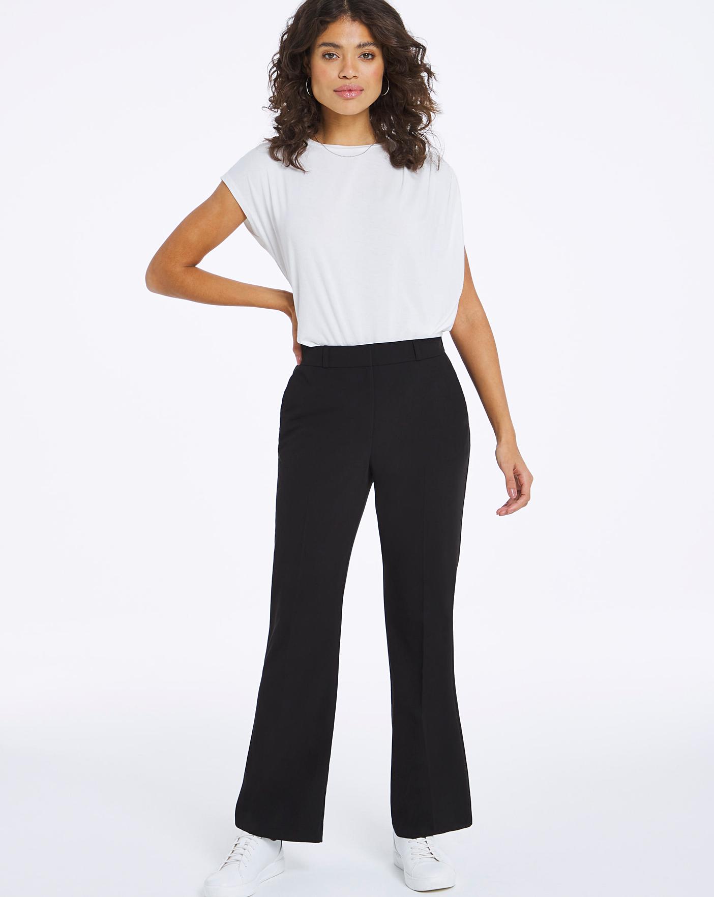 Tailored Bootcut Trousers Petite | Ambrose Wilson