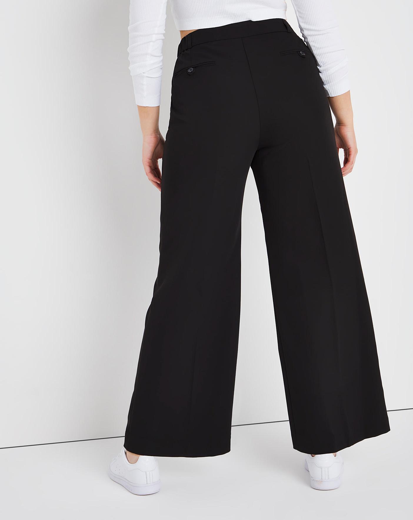 Tailored Wide Leg Trousers Regular | Simply Be