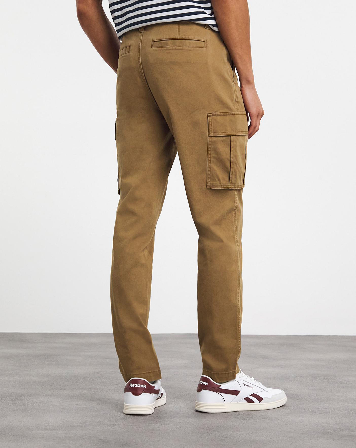 Buy SOSANDAR Khaki Patch Pocket Boot Cut Trouser 20