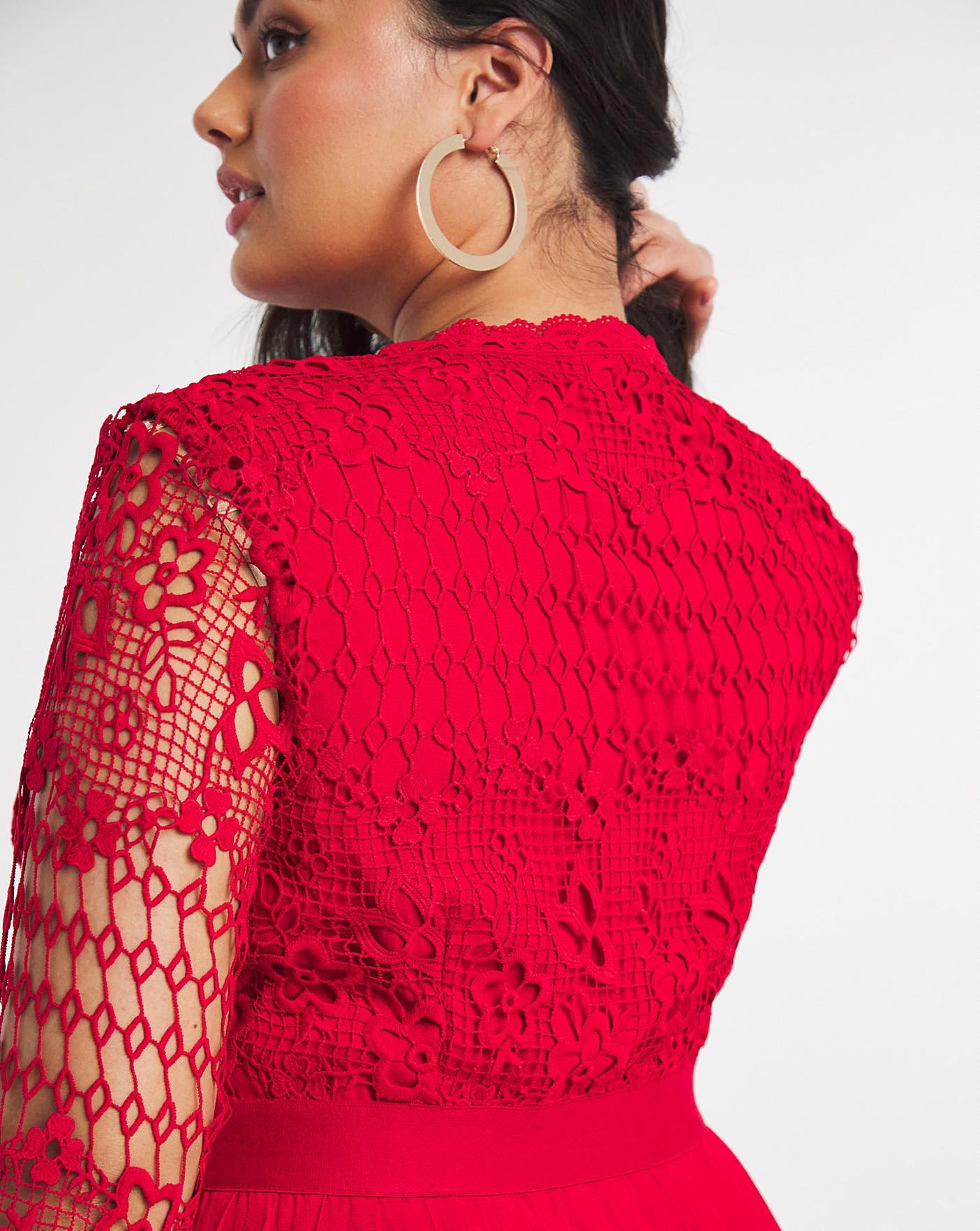 Little mistress crochet midaxi sale