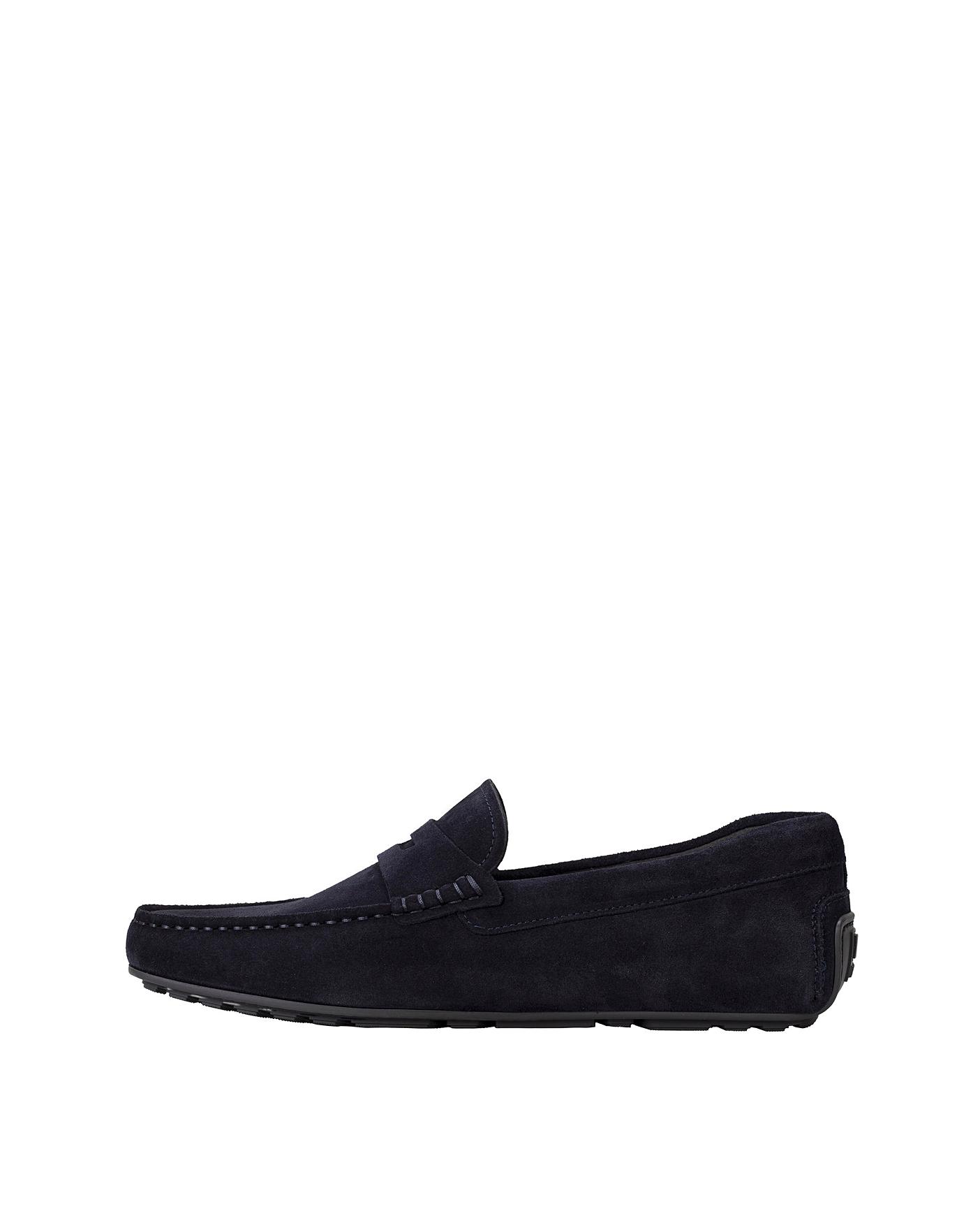 BOSS Noel Moccasin Suede Driver | Fashion World