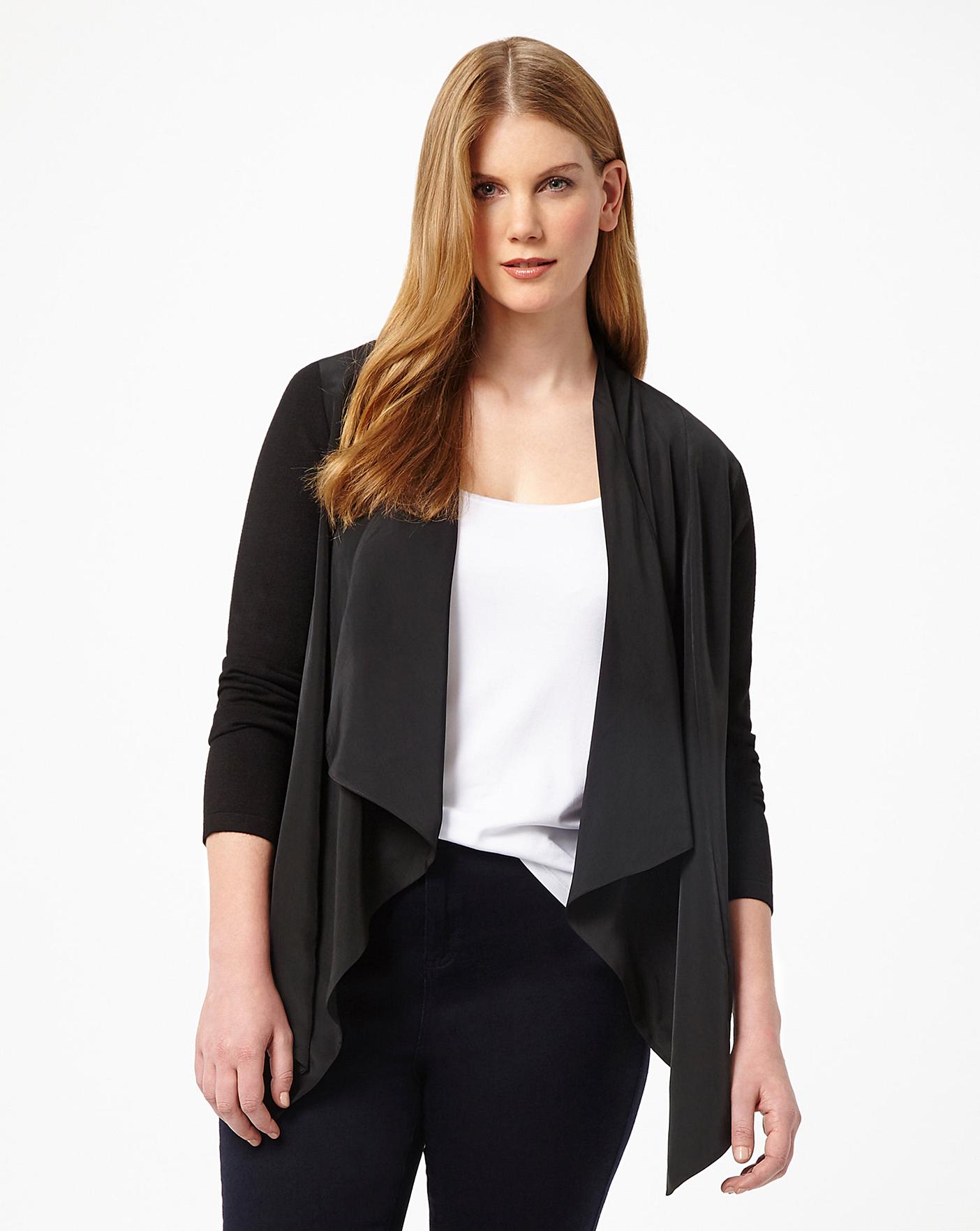 studio waterfall cardigan