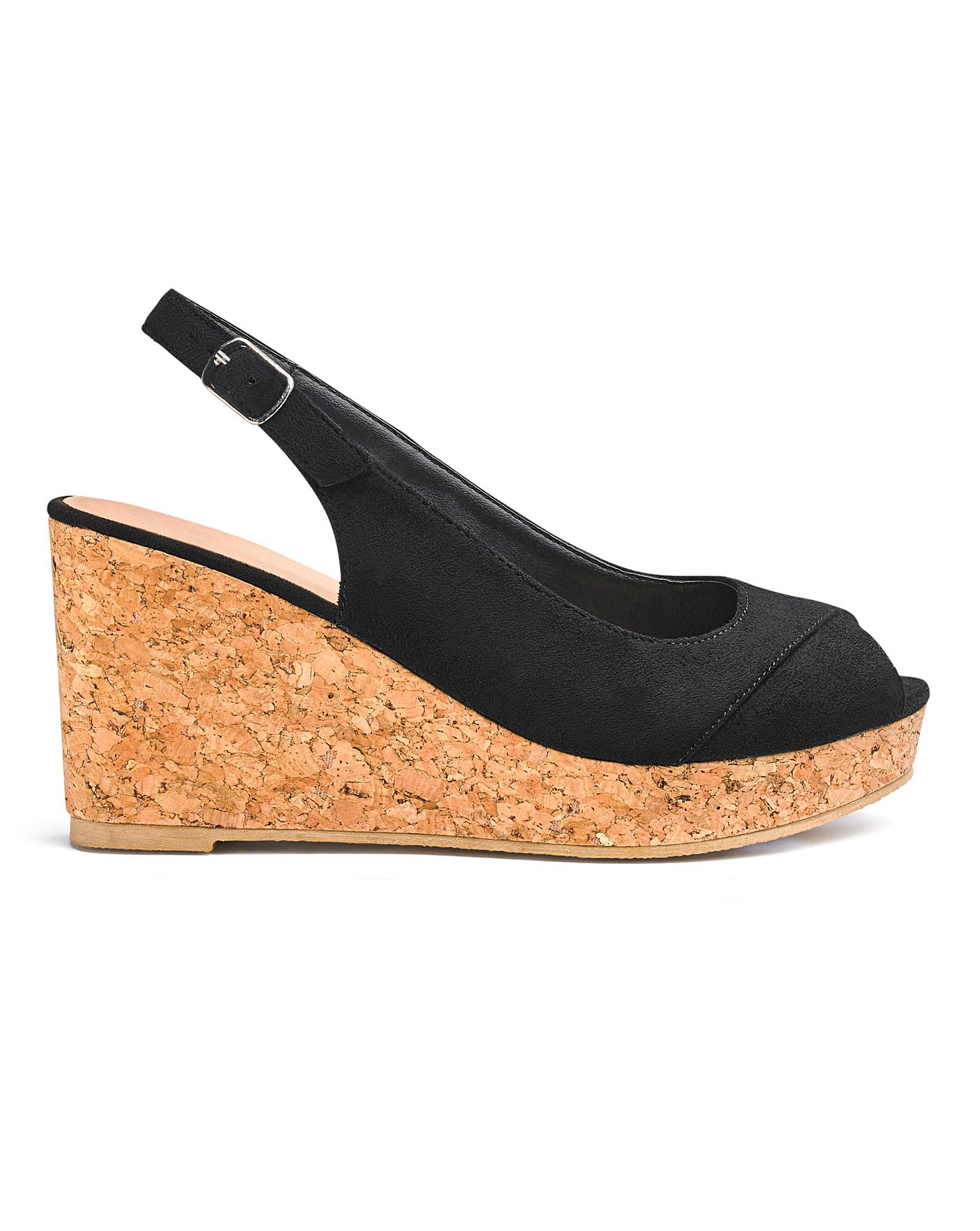 Aja Basic Wedges Extra Wide Fit | Oxendales