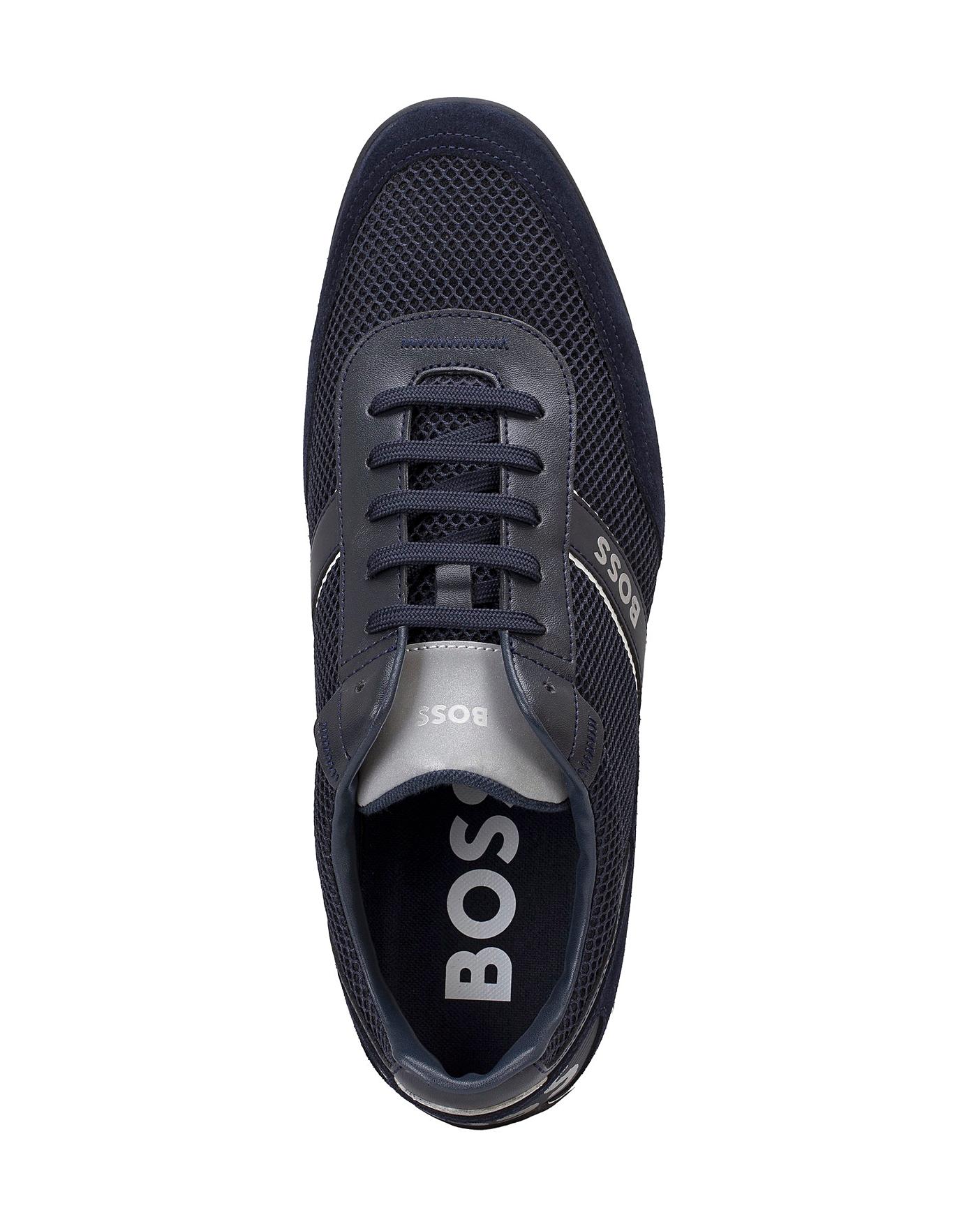 Boss athleisure lighter on sale low mesh trainers