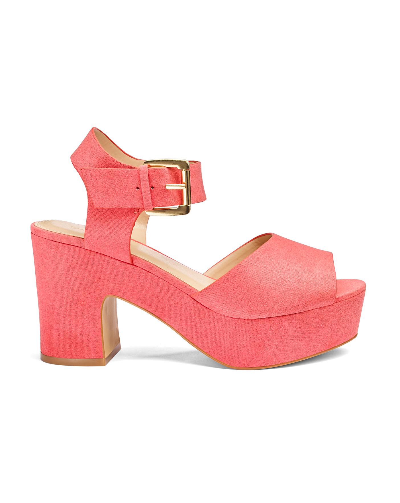 extra wide platform sandals