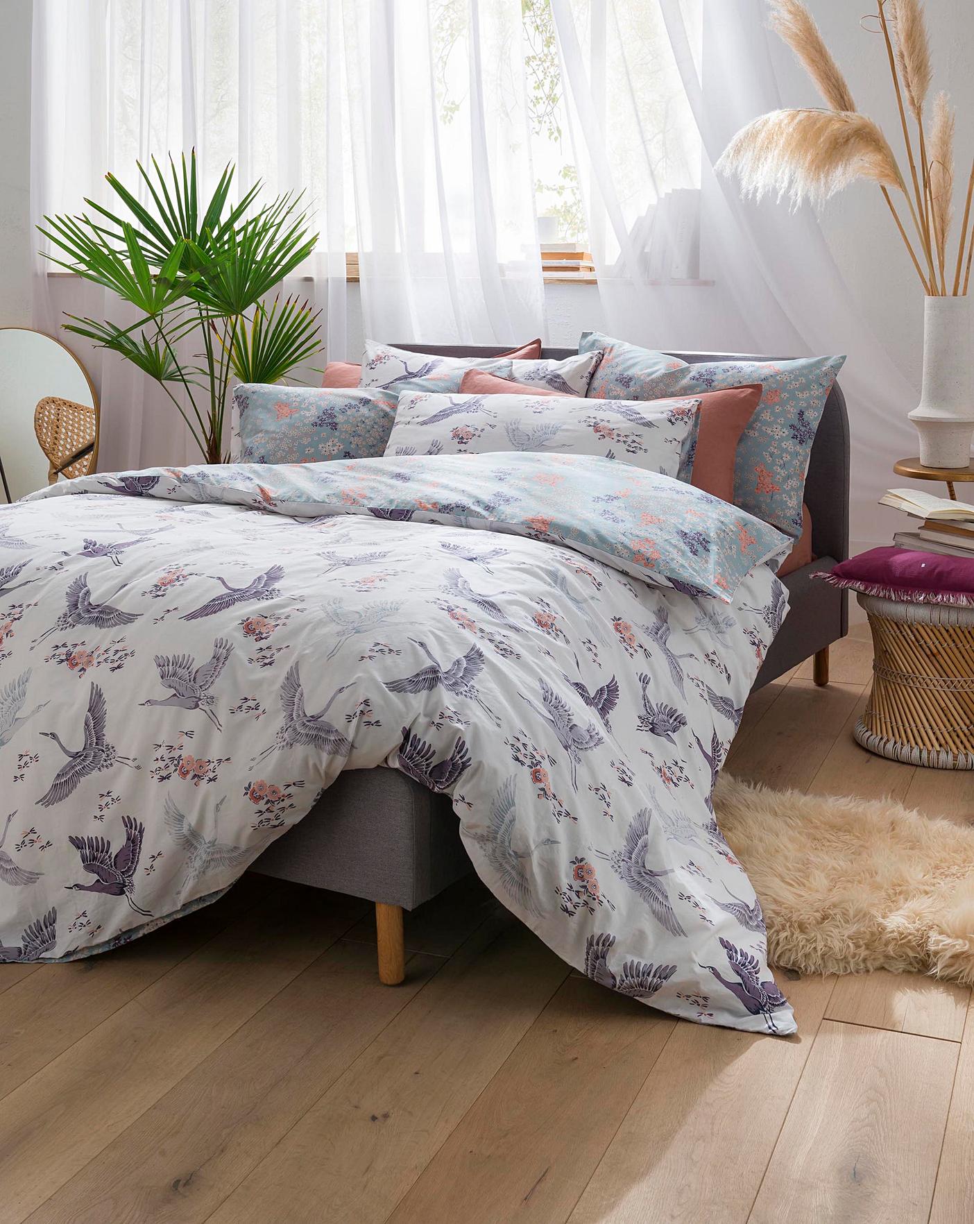 Fat Face Floral Flight Duvet Set J D Williams