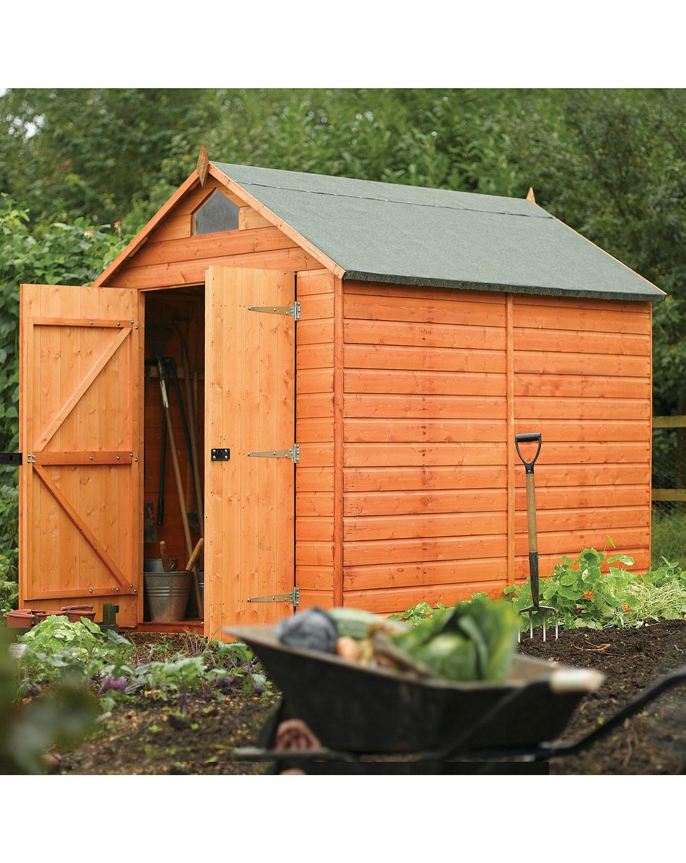 Rowlinson Security Shed 8x6 J D Williams