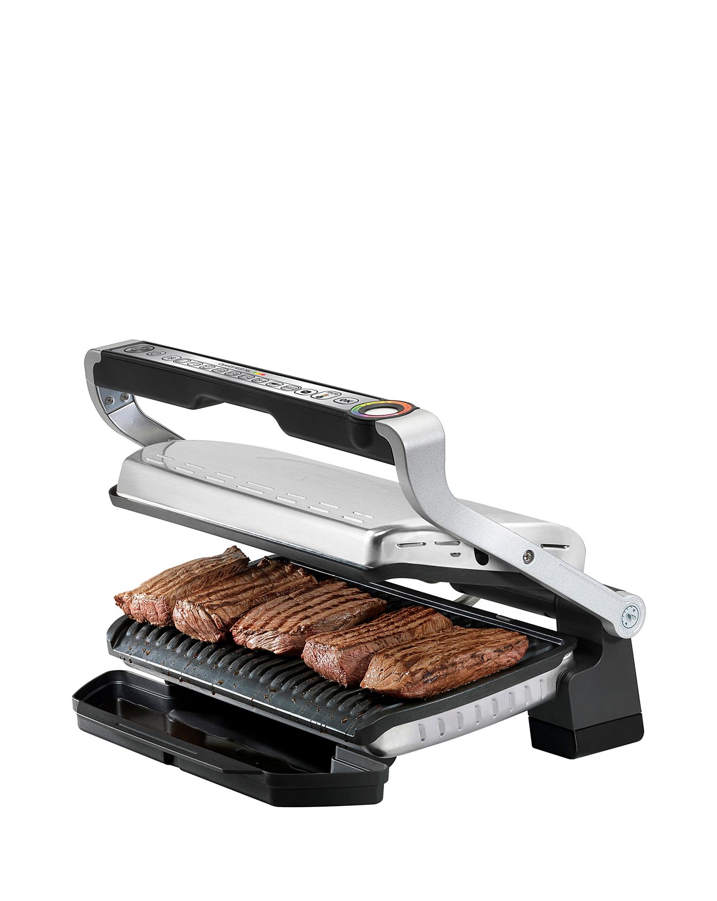 Tefal OptiGrill Plus XL Smart Grill Stainless Steel GC722