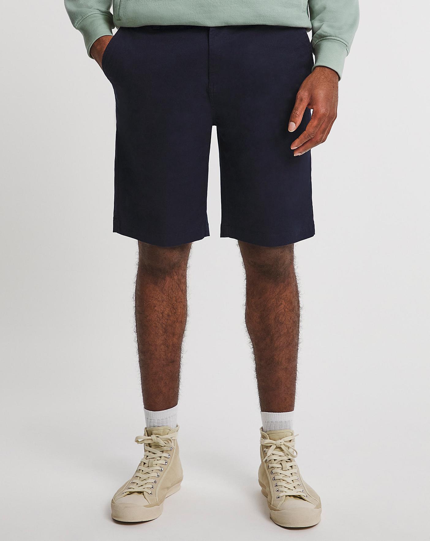 Longer length hot sale chino shorts