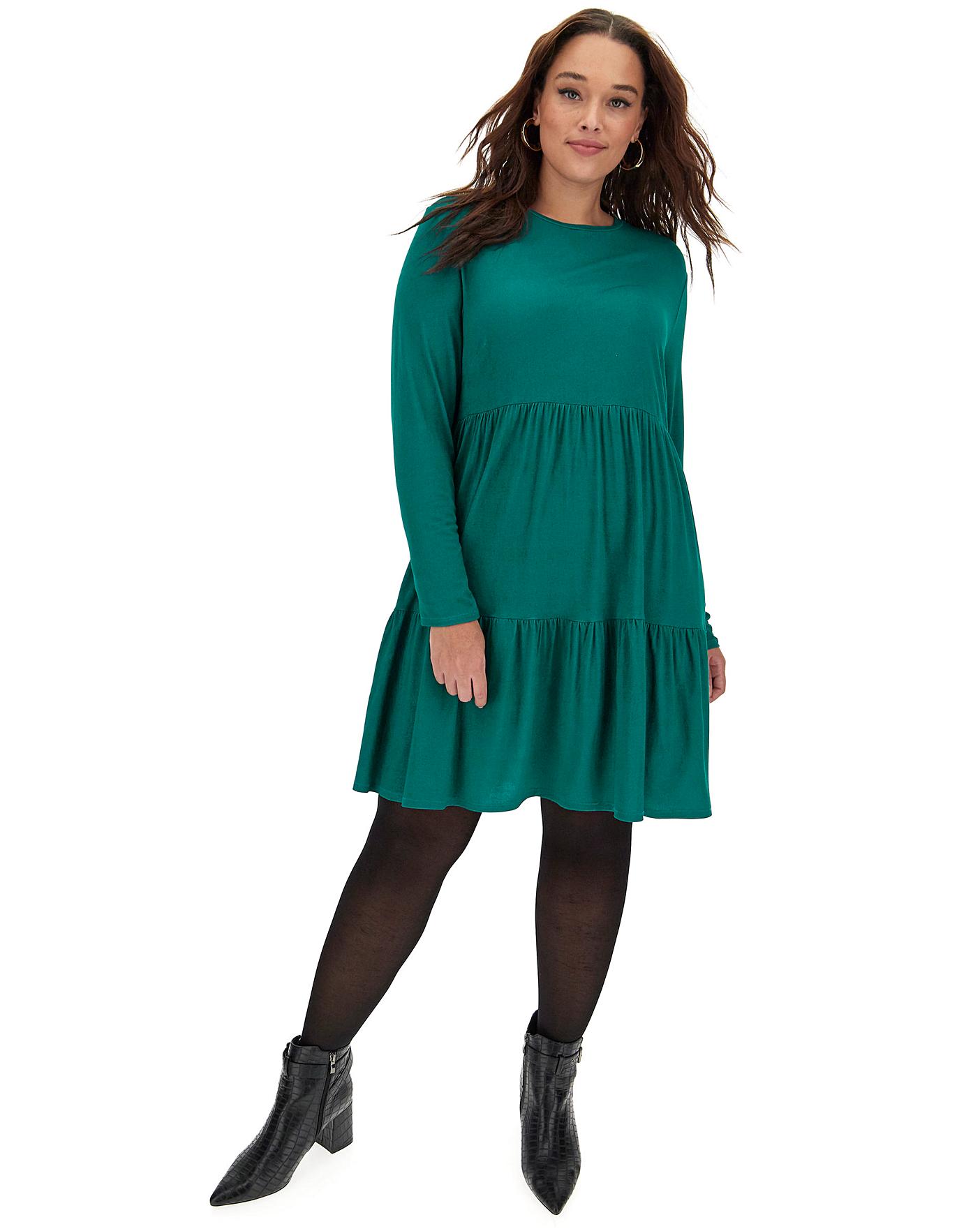 knee length smock dress