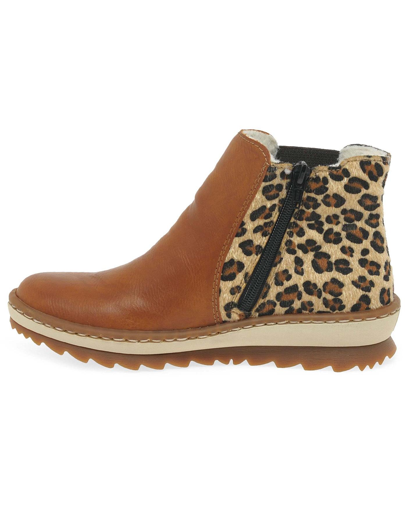 rieker weave chelsea boots
