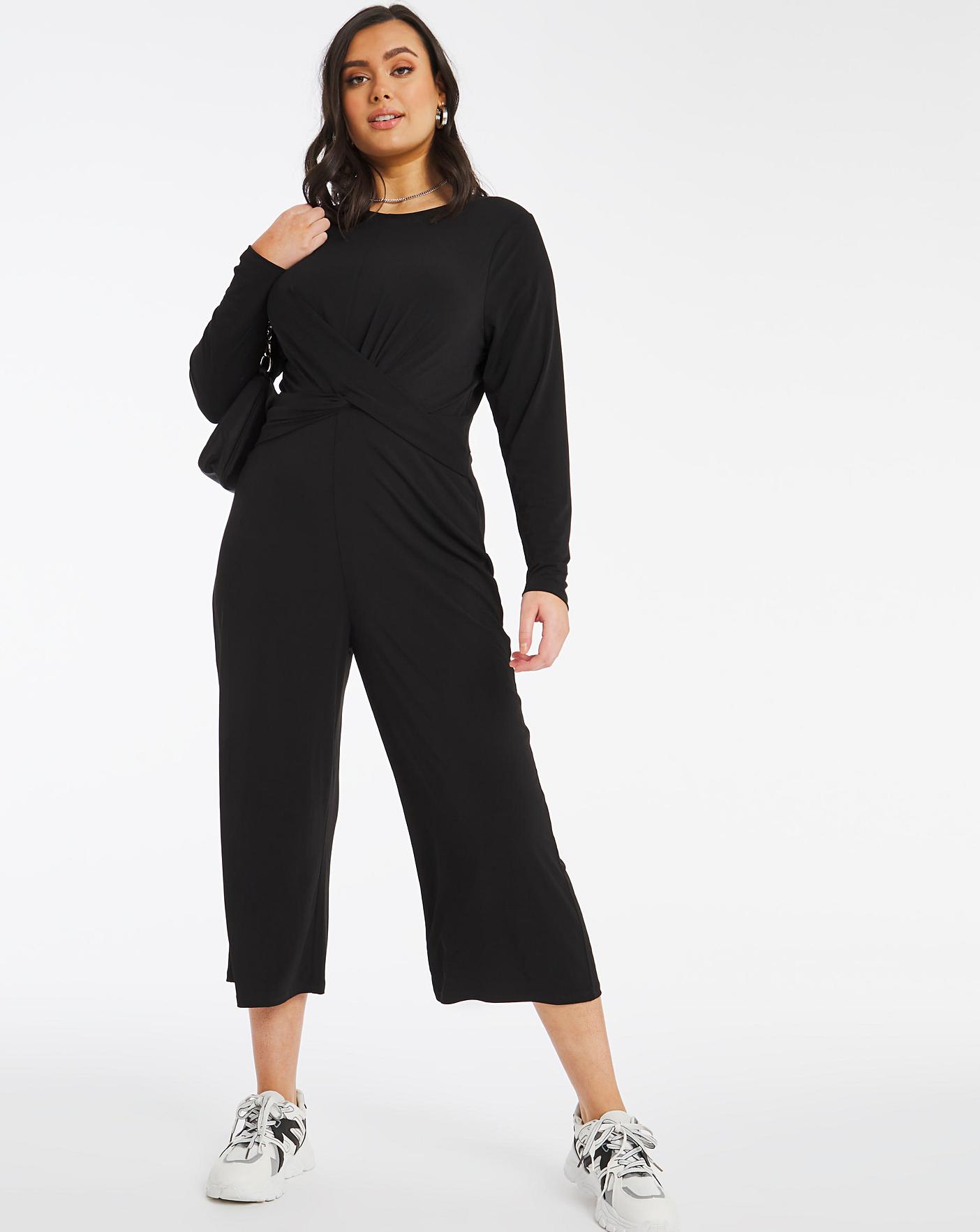 Twist Front Jumpsuit | Simply Be