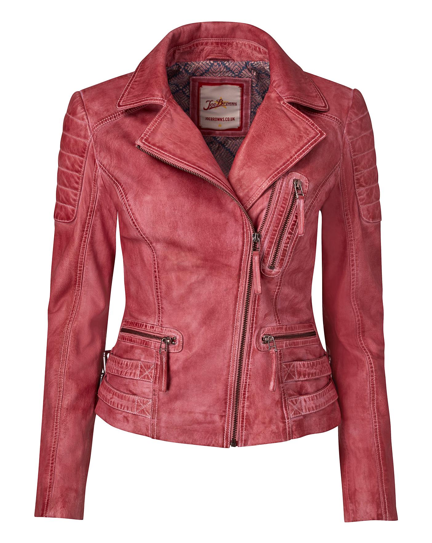 Joe Browns Rock Star Leather Jacket | Simply Be
