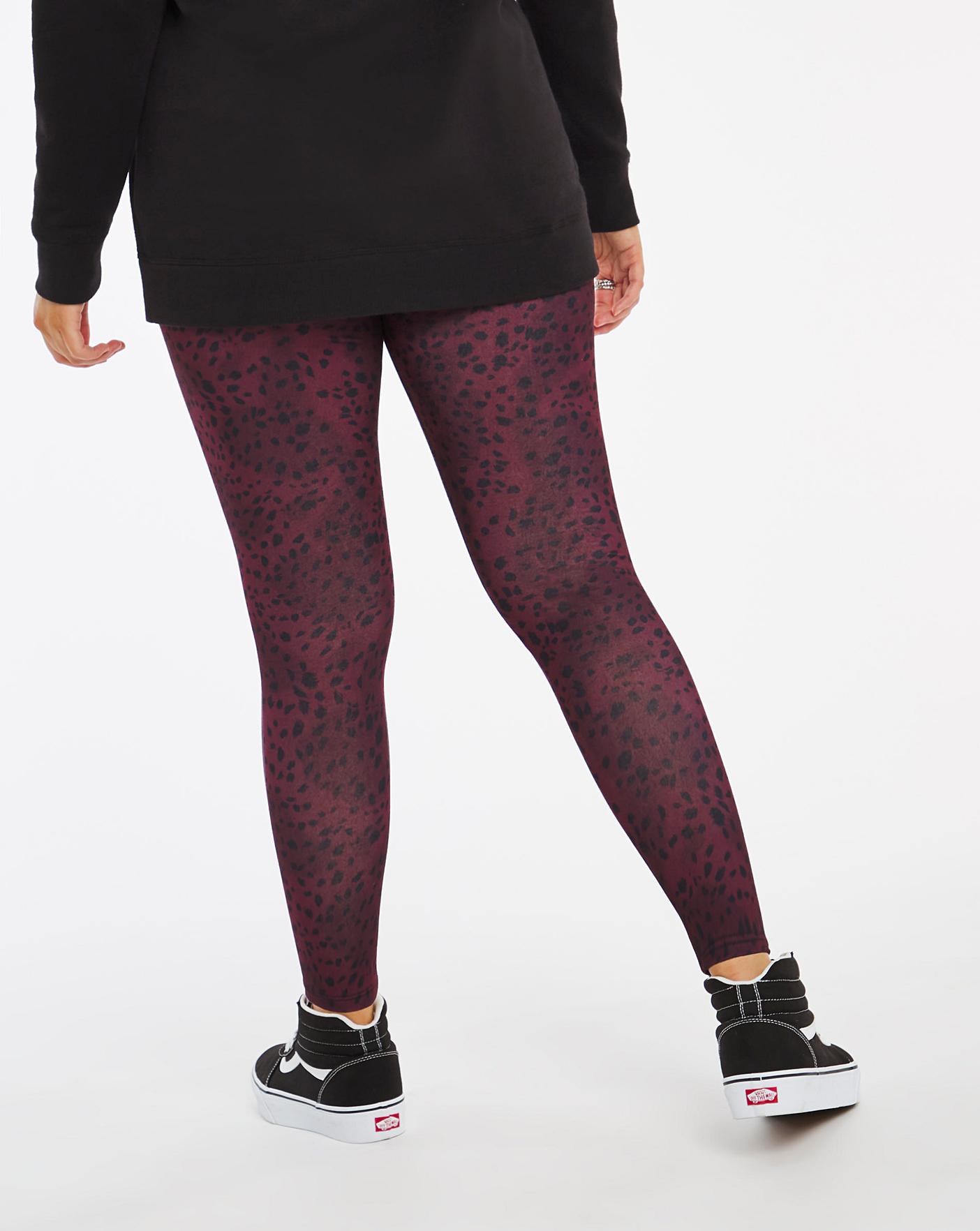 leopard lux 3 stripes leggings