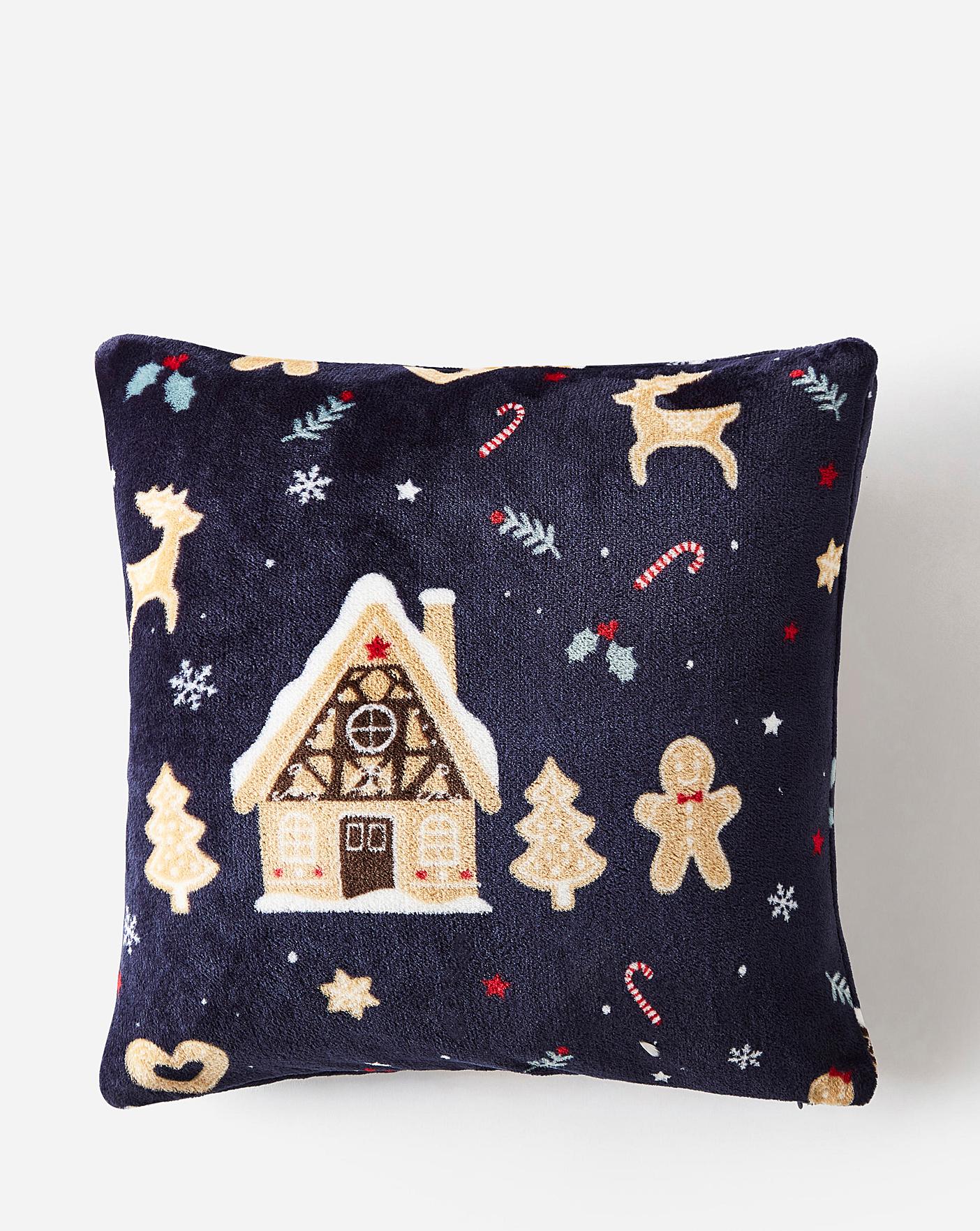 Supersoft Gingerbread Cushion & Throw Ambrose Wilson
