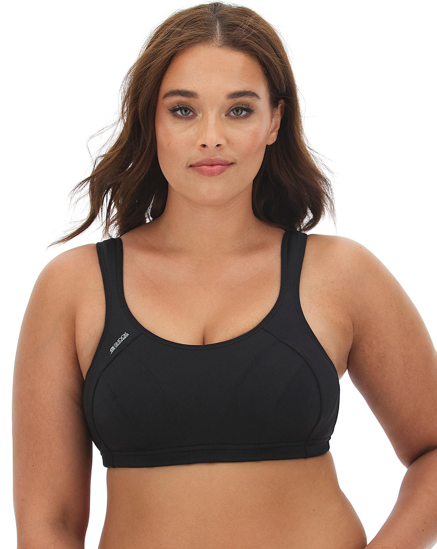 black sports bra