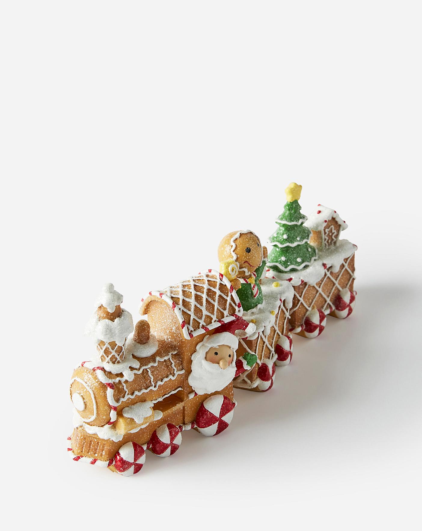 gingerbread train christmas decoration