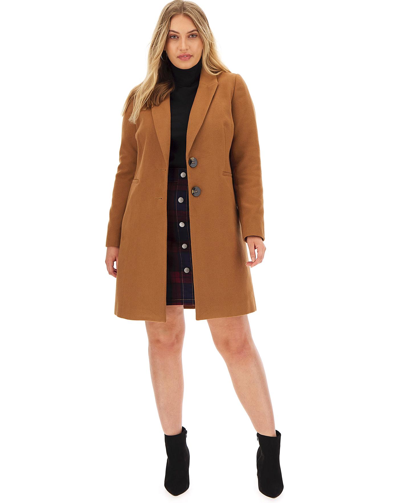 petite camel coat jacket