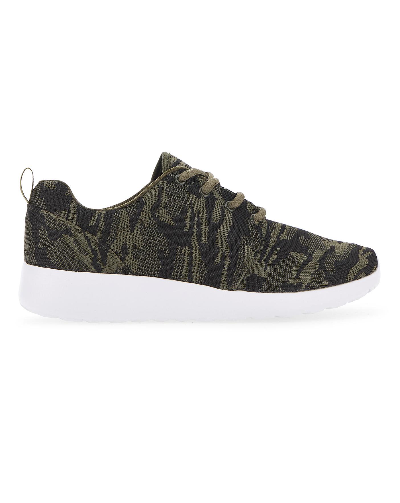 Harris Camo Trainer Extra Wide Fit
