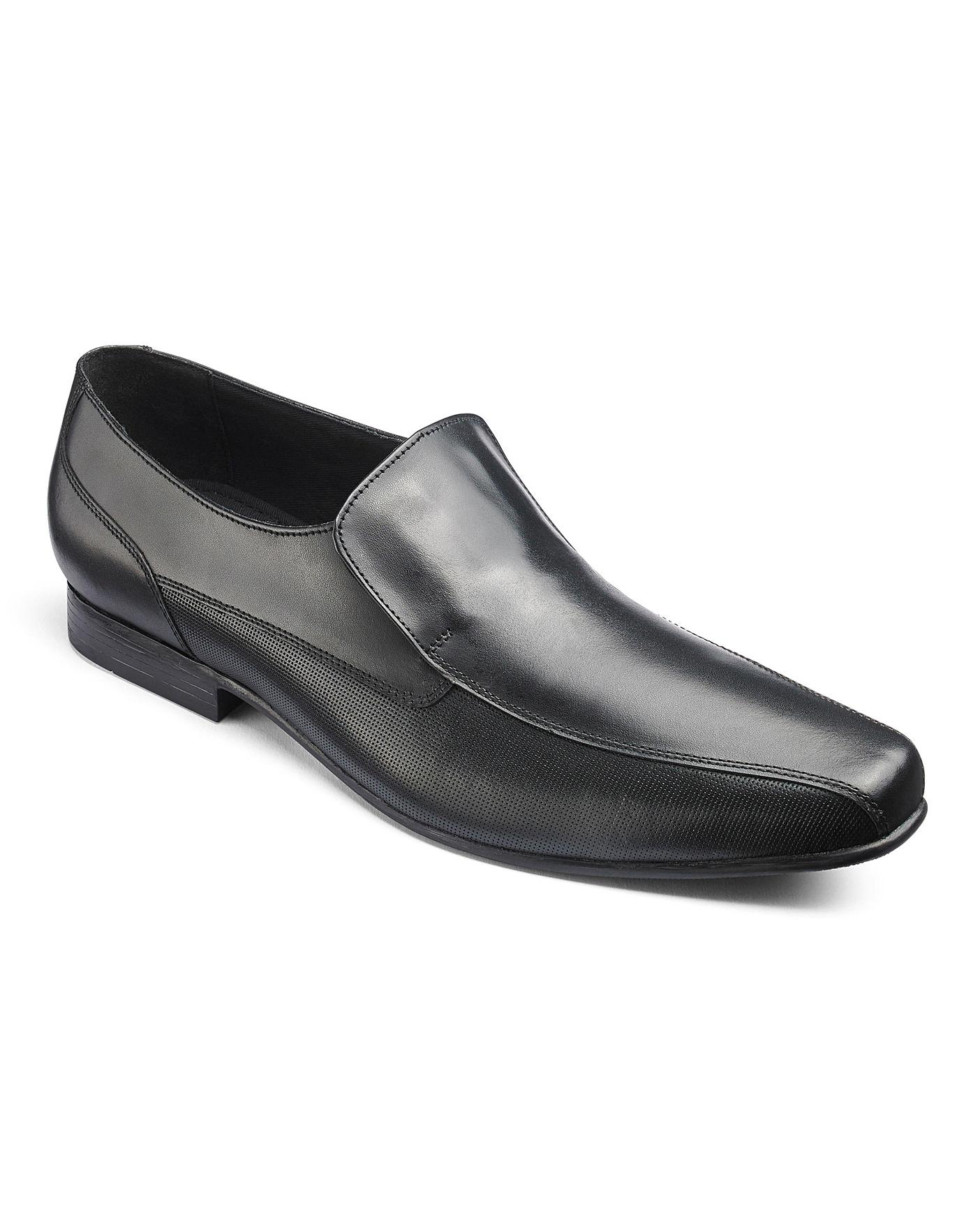 Formal Leather Slip Ons EW Fit | Crazy Clearance