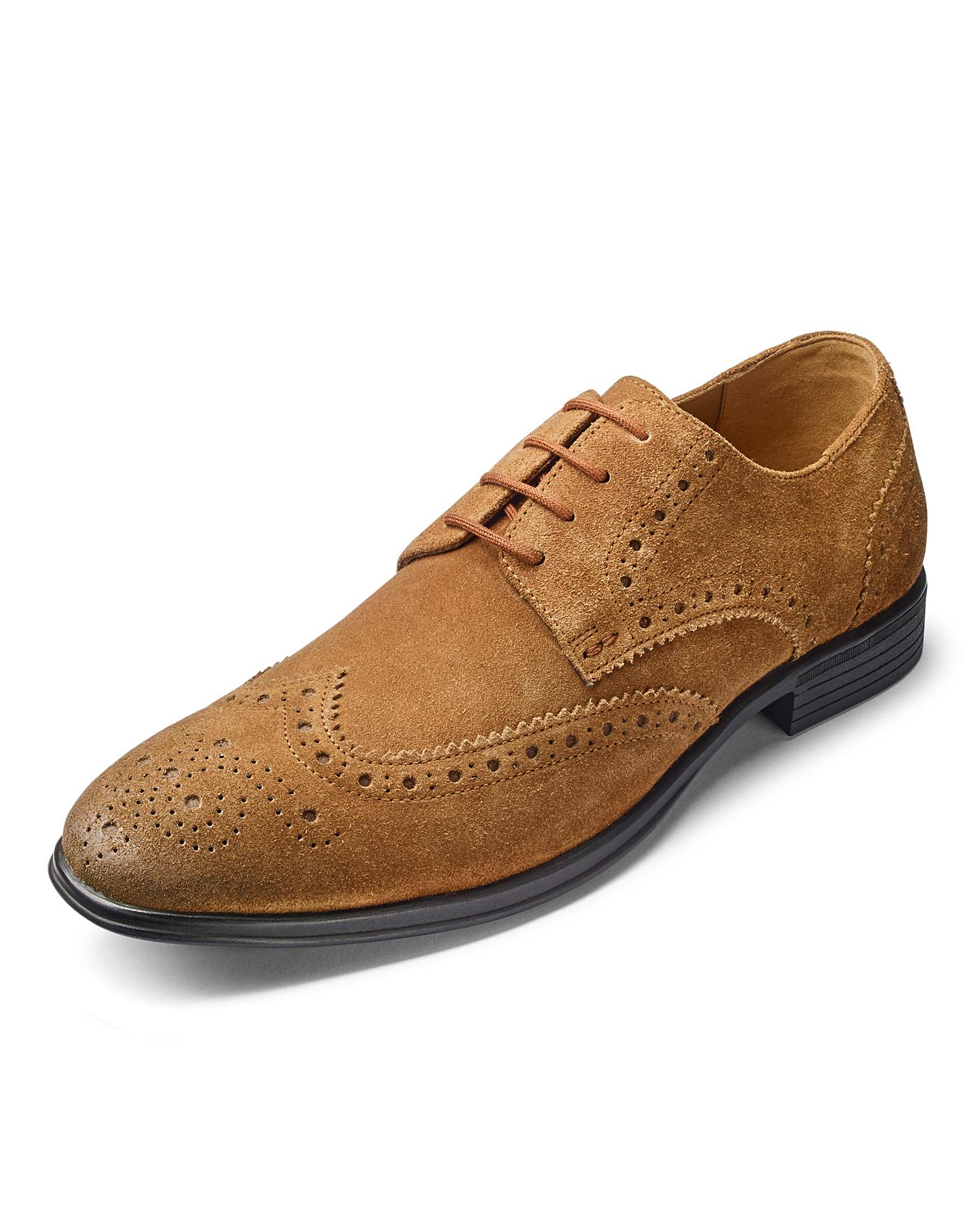 mens extra wide brogues