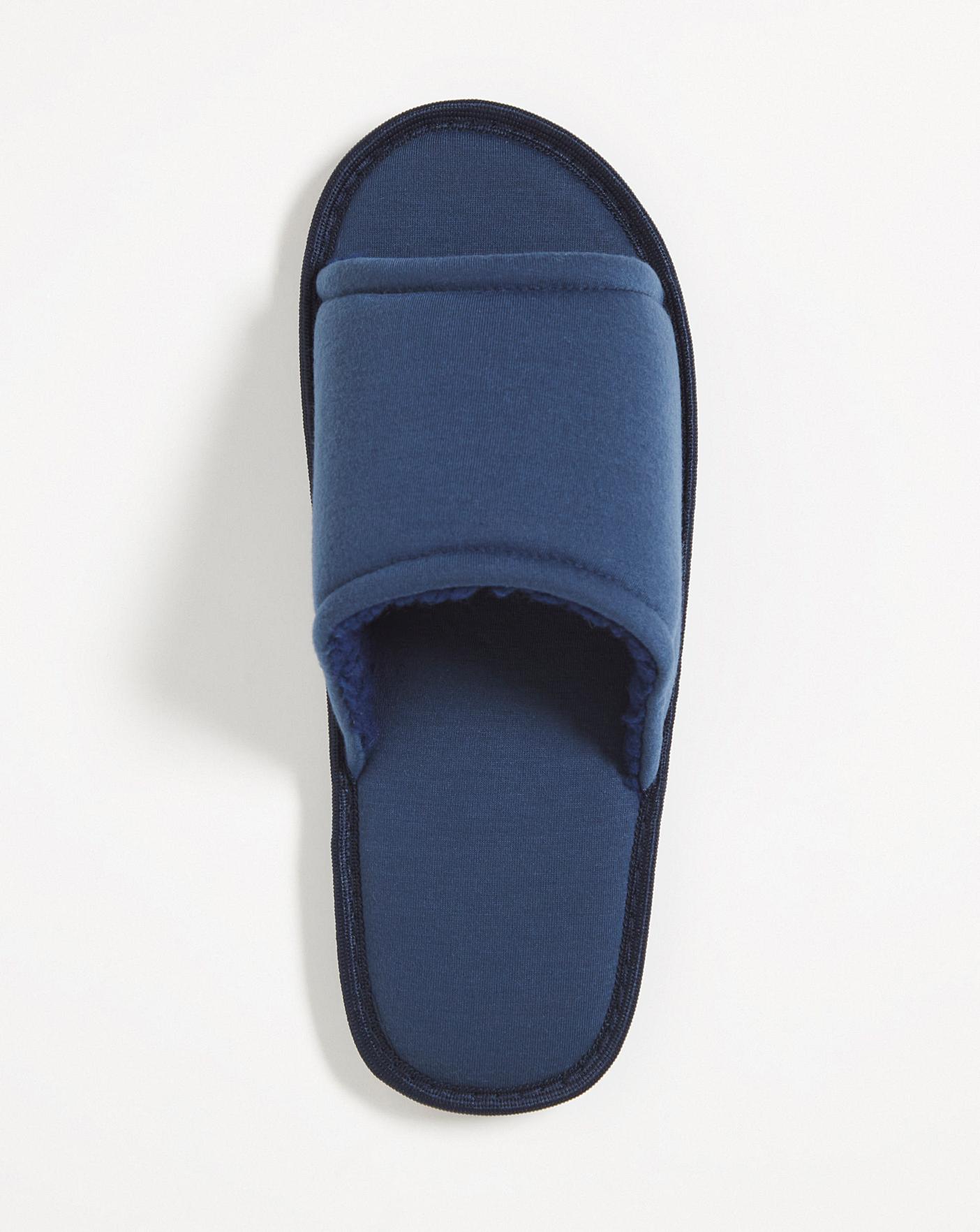 wide fit slider slippers