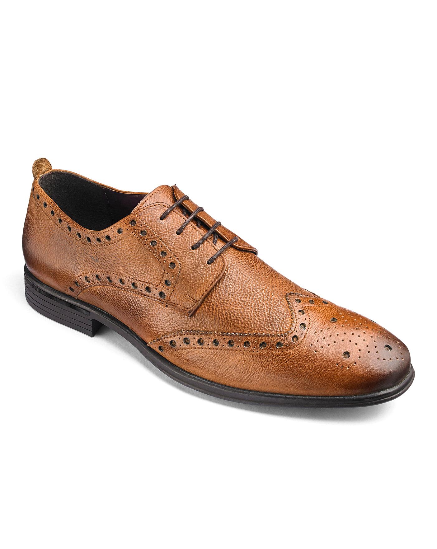 mens extra wide brogues