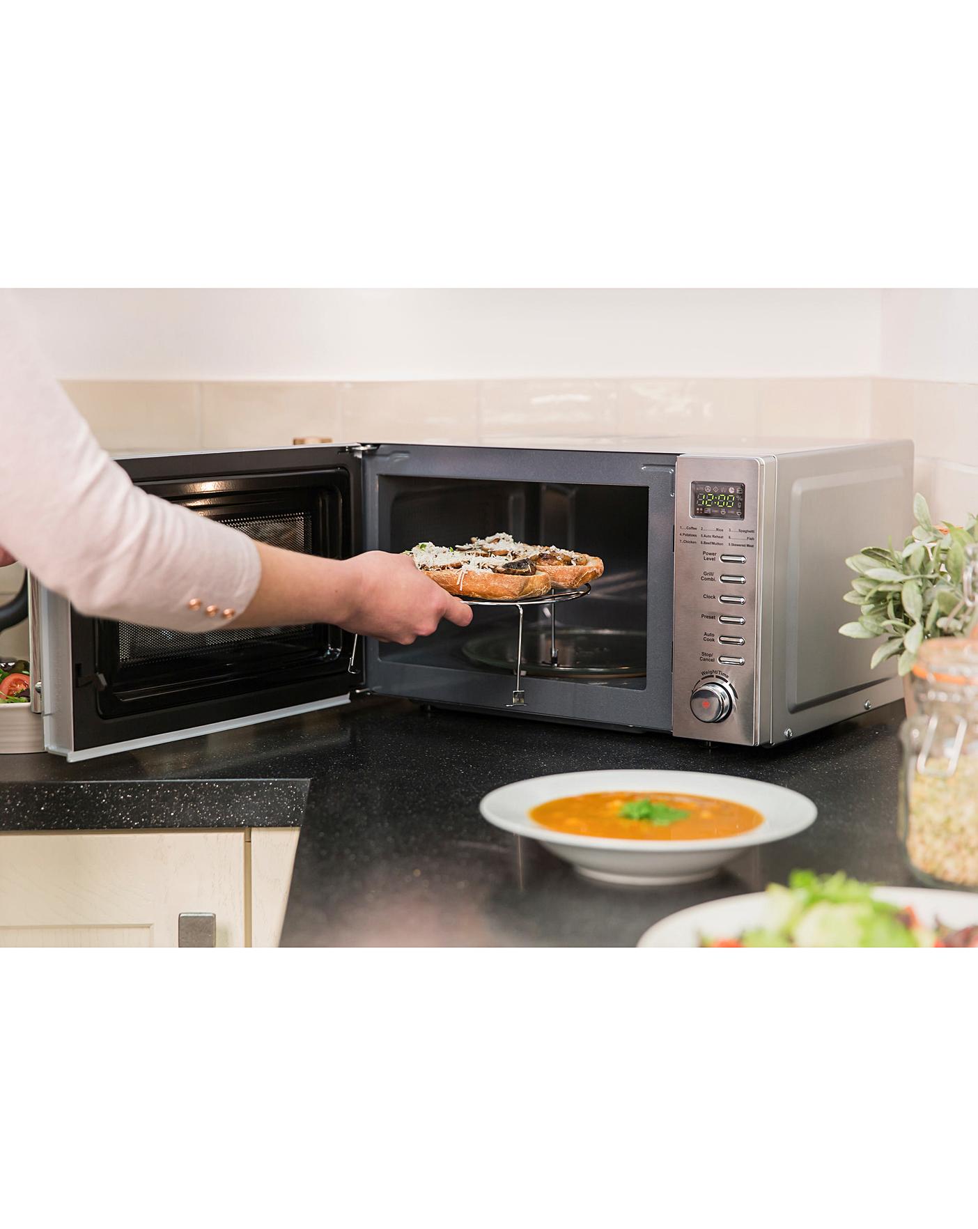 russell hobbs rhm2031 microwave with grill stainless steel