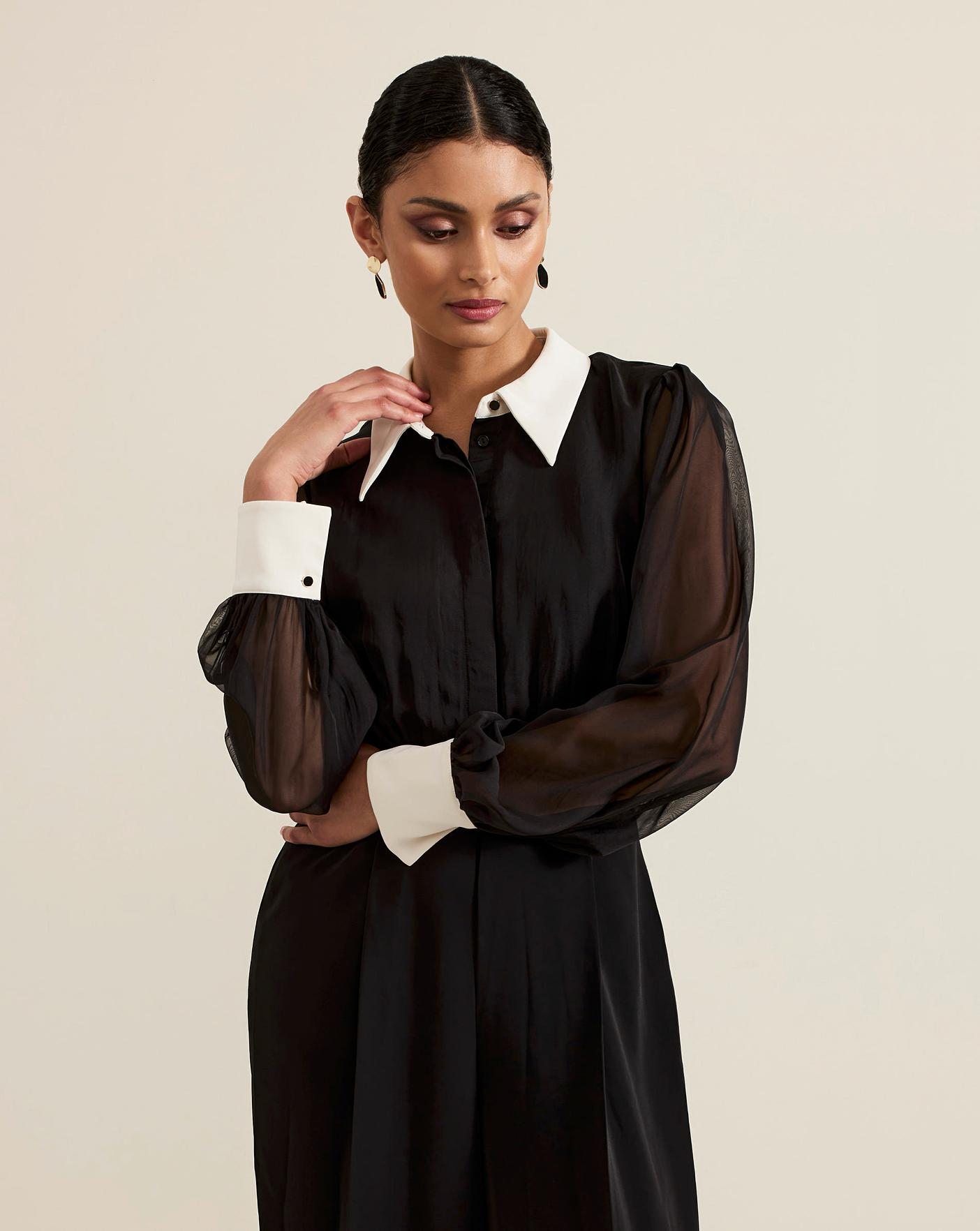 Phase Eight Collar Shirt Jumpsuit | Crazy Clearance
