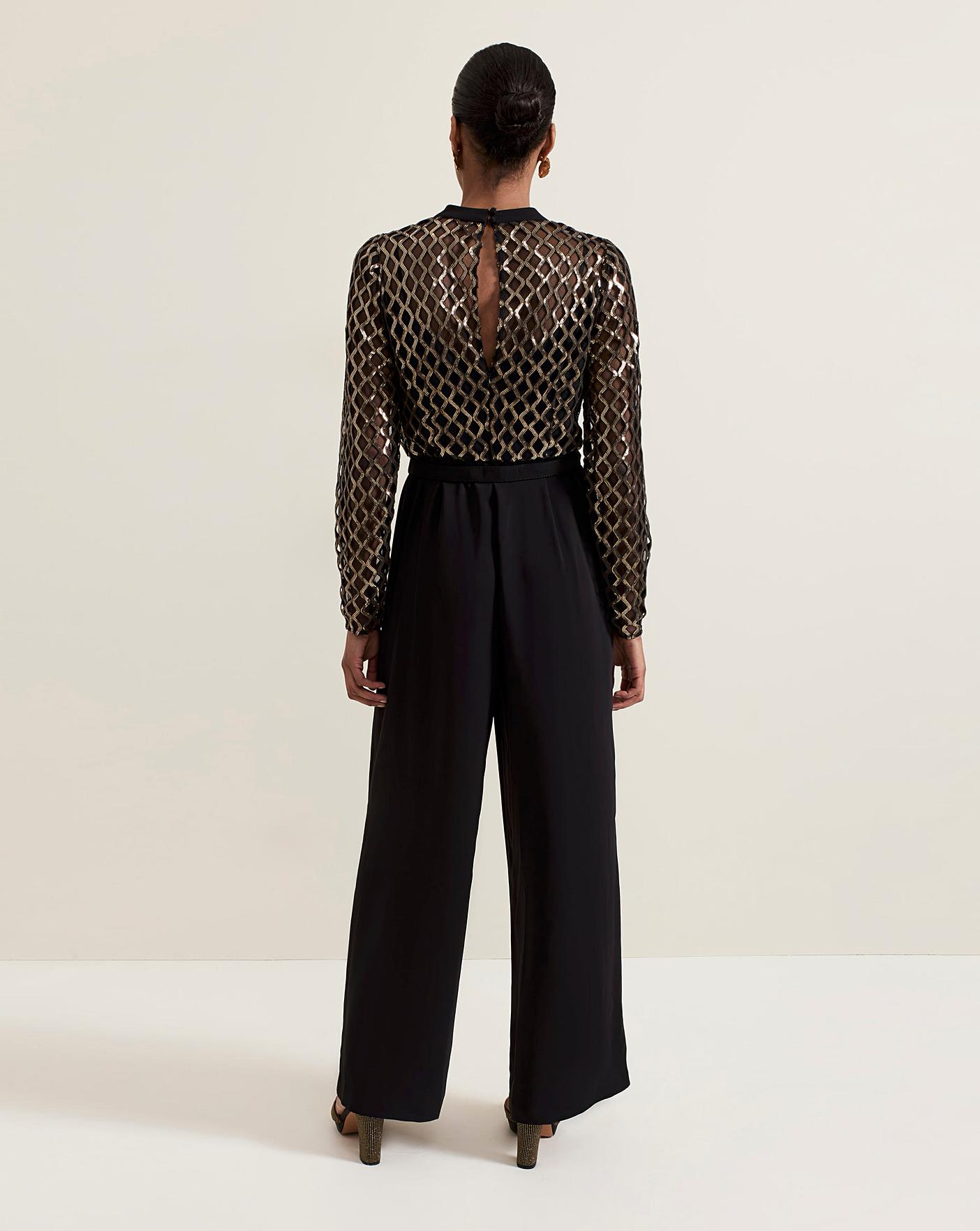 Phase Eight Sequin Bodice Jumpsuit Oxendales