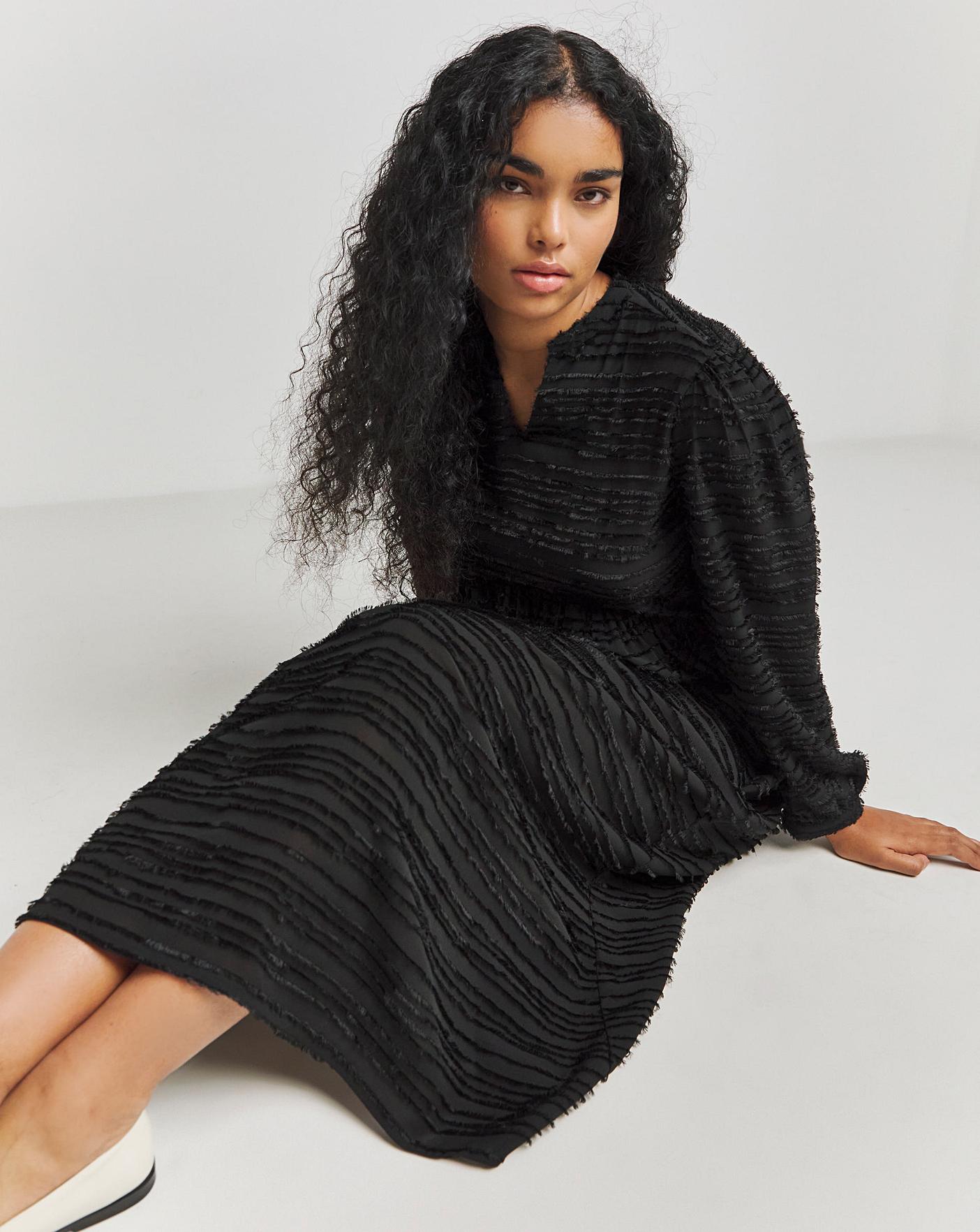 Native Youth Stripe Smock Maxi Dress Fashion World