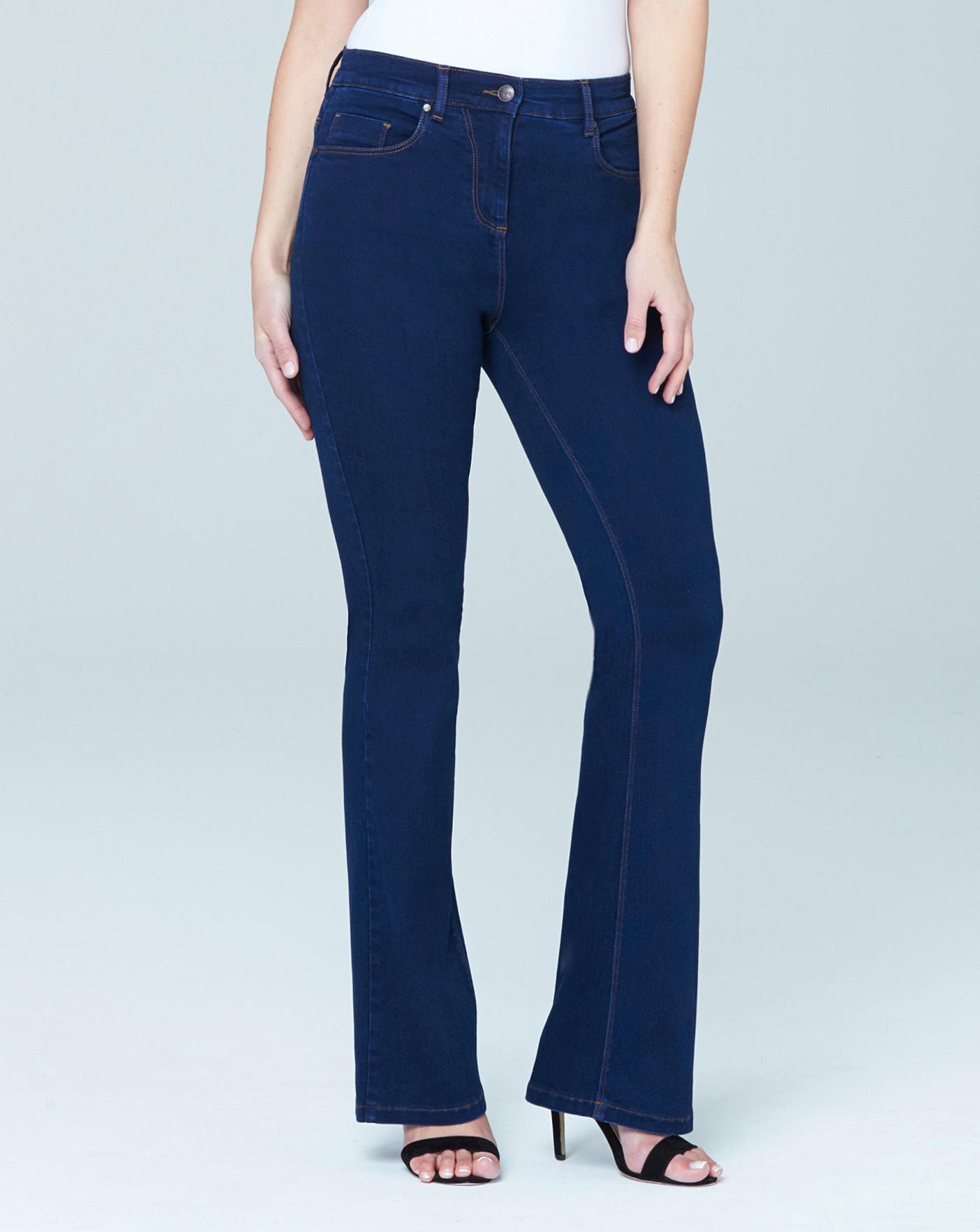 Kim High Waist Bootcut Jeans Long | Fashion World